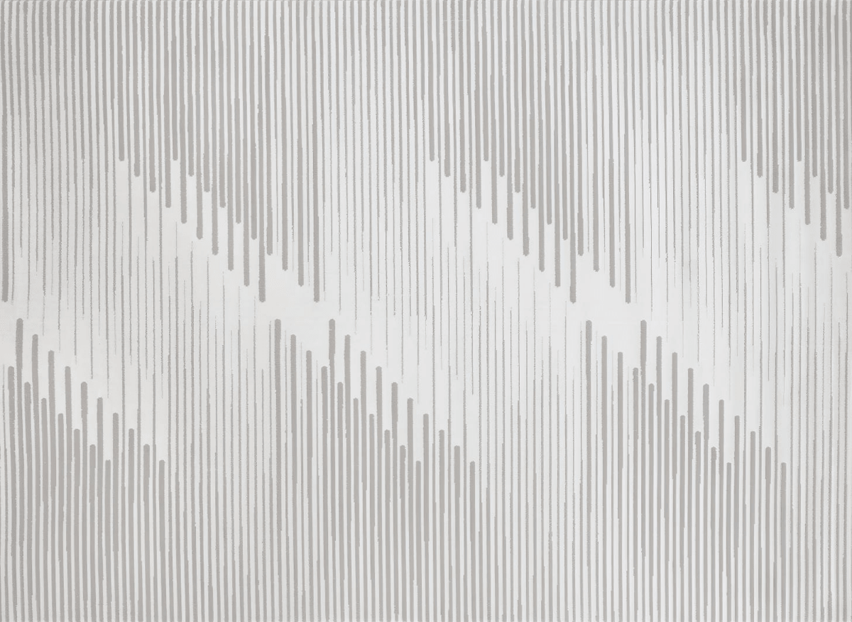 Tapis gris à lignes asymétriques 160 x 230 cm VENISE - DécoInParis