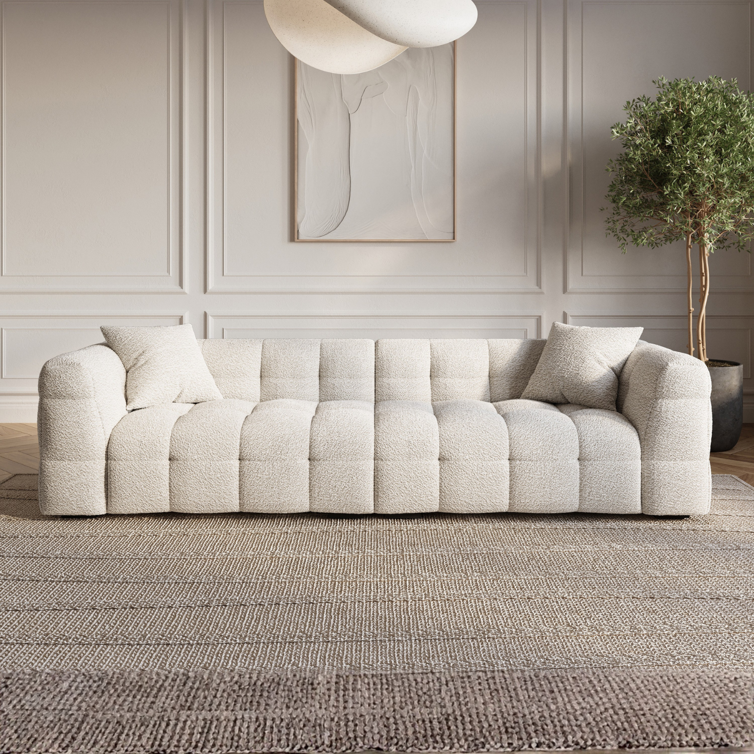 Canapés droits fixes