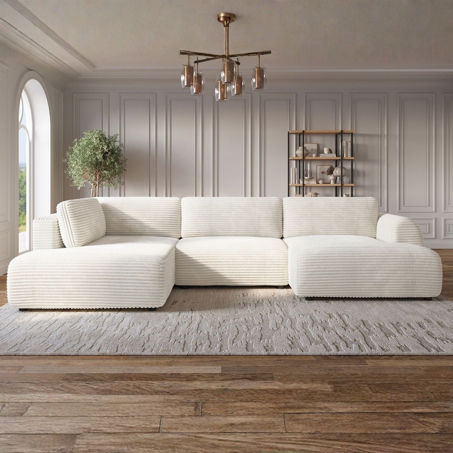 Canapés panoramiques en velours