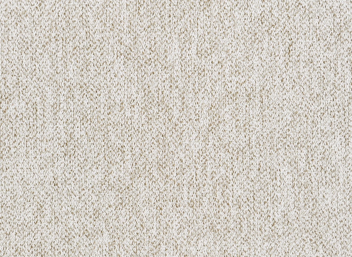 Canapé d'angle en tissu texturé beige CLARISSE - Angle gauche