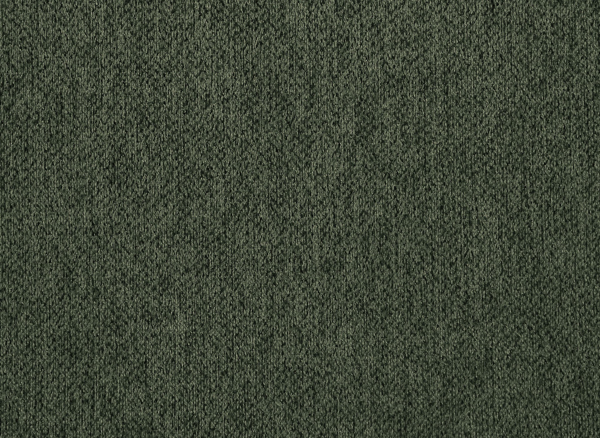 Canapé d'angle en tissu texturé vert olive CLARISSE - Angle gauche