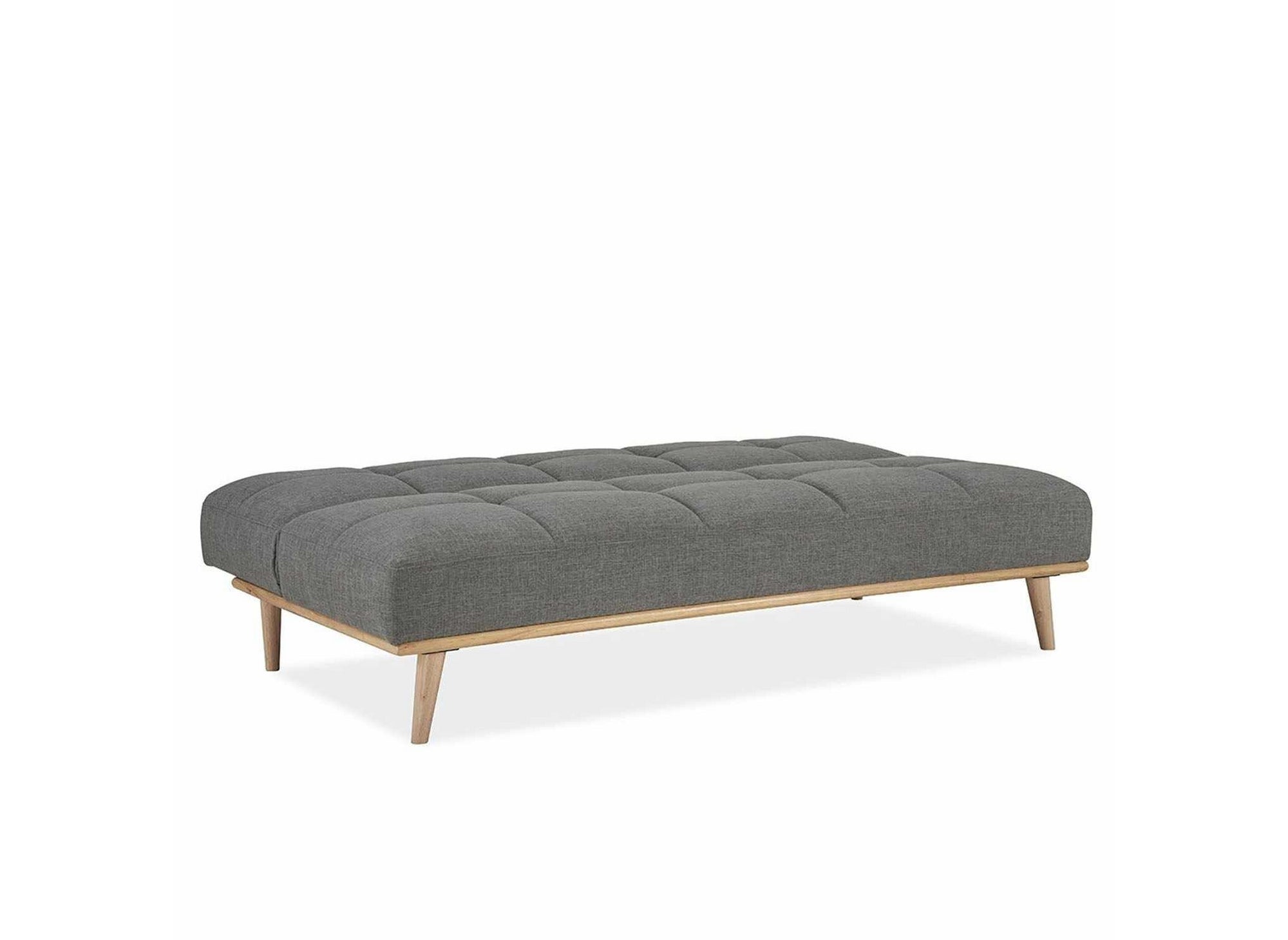 Skandinavisches 3-Sitzer-Schlafsofa JESSY, grau 