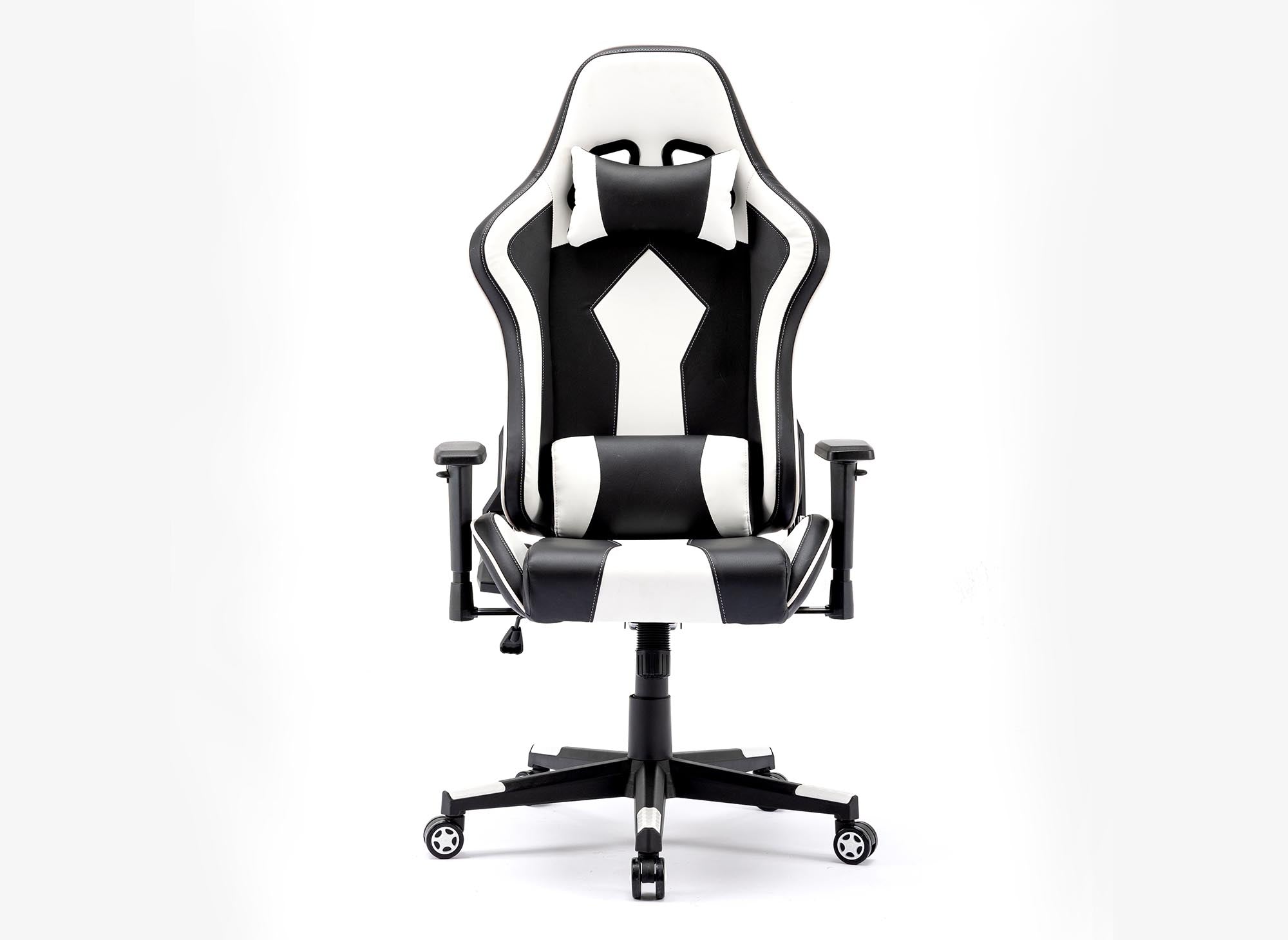 SOUL Gaming-Bürostuhl aus Kunstleder in Schwarz und Weiß