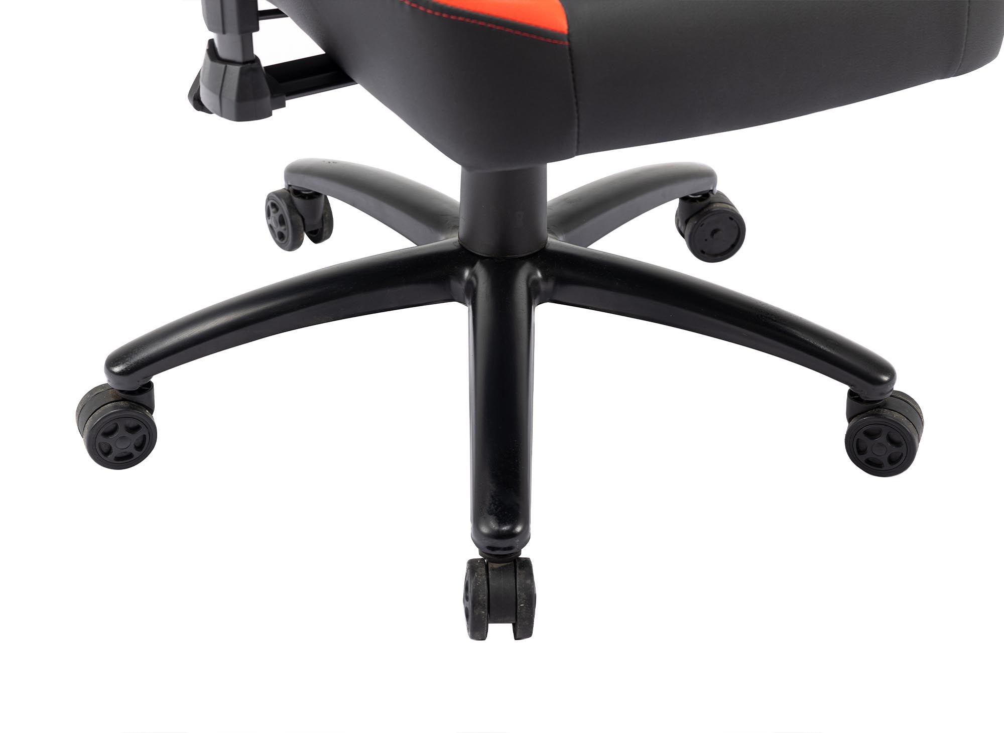 EVALD Gaming-Bürostuhl aus Kunstleder in Schwarz und Rot