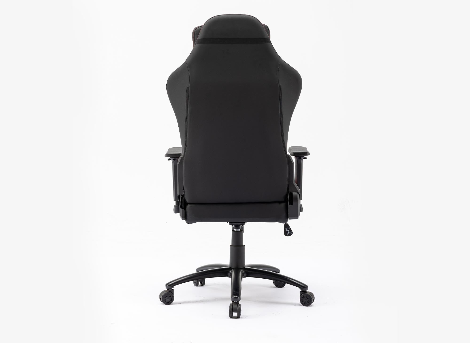 EVALD Gaming-Bürostuhl aus Kunstleder in Schwarz und Rot