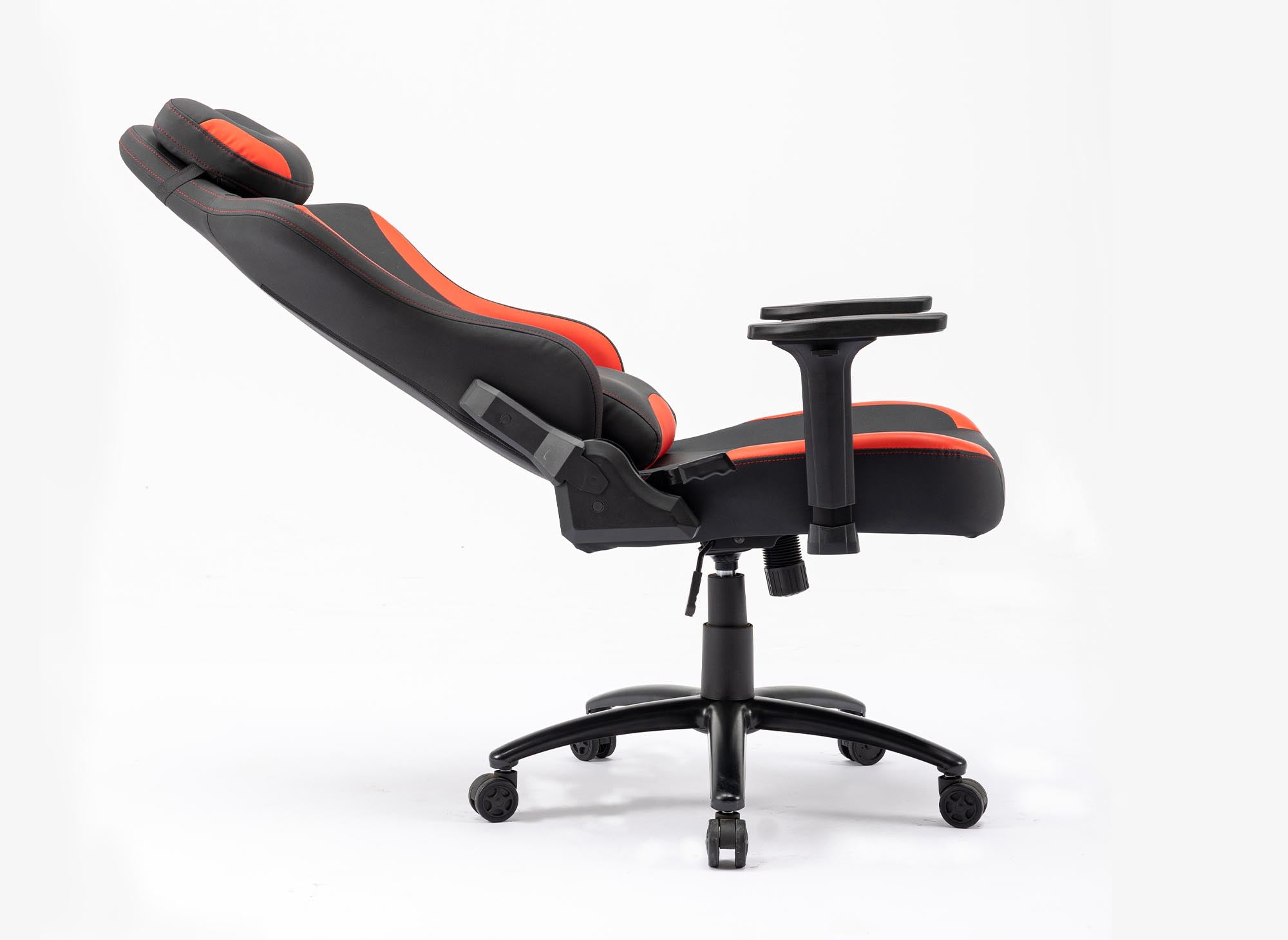 EVALD Gaming-Bürostuhl aus Kunstleder in Schwarz und Rot