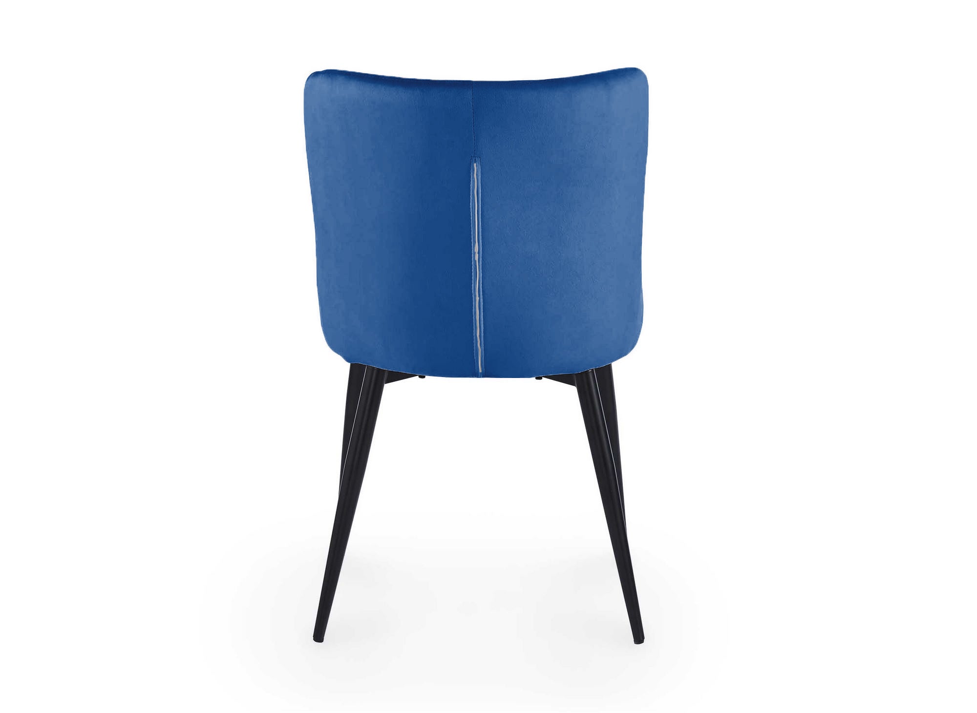 2er-Set Designer-Stühle aus blauem Samt JENNY