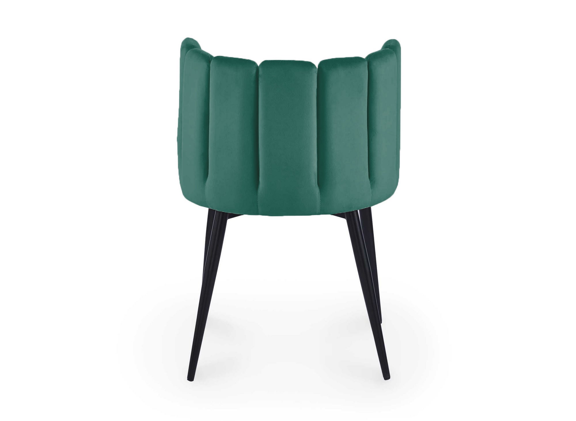 2er-Set DEBBY Designer-Stühle aus grünem Samt