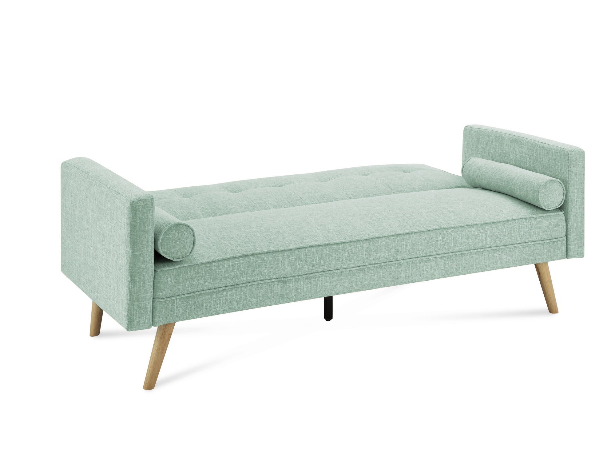 TANIA wassergrünes Stoffschlafsofa