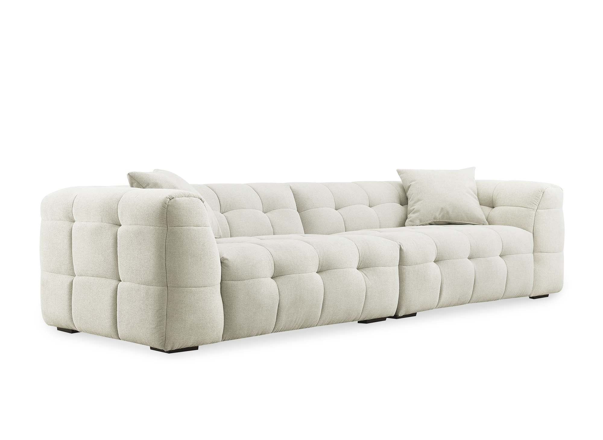 BELLA 4-Sitzer-Sofa aus beigefarbenem Stoff