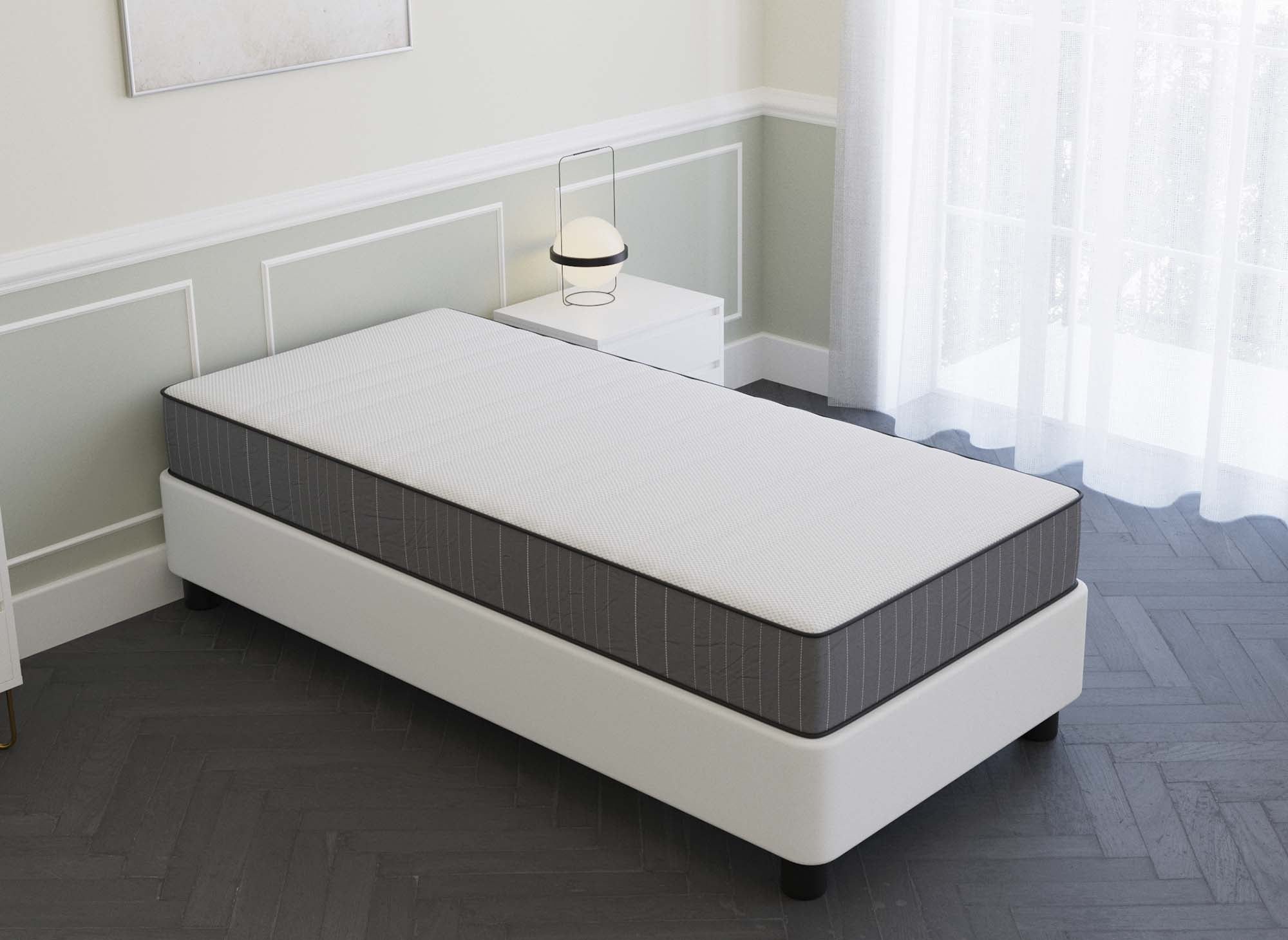 Schaumstoffmatratze 90 x 190 cm, Dicke 20 cm AWAN