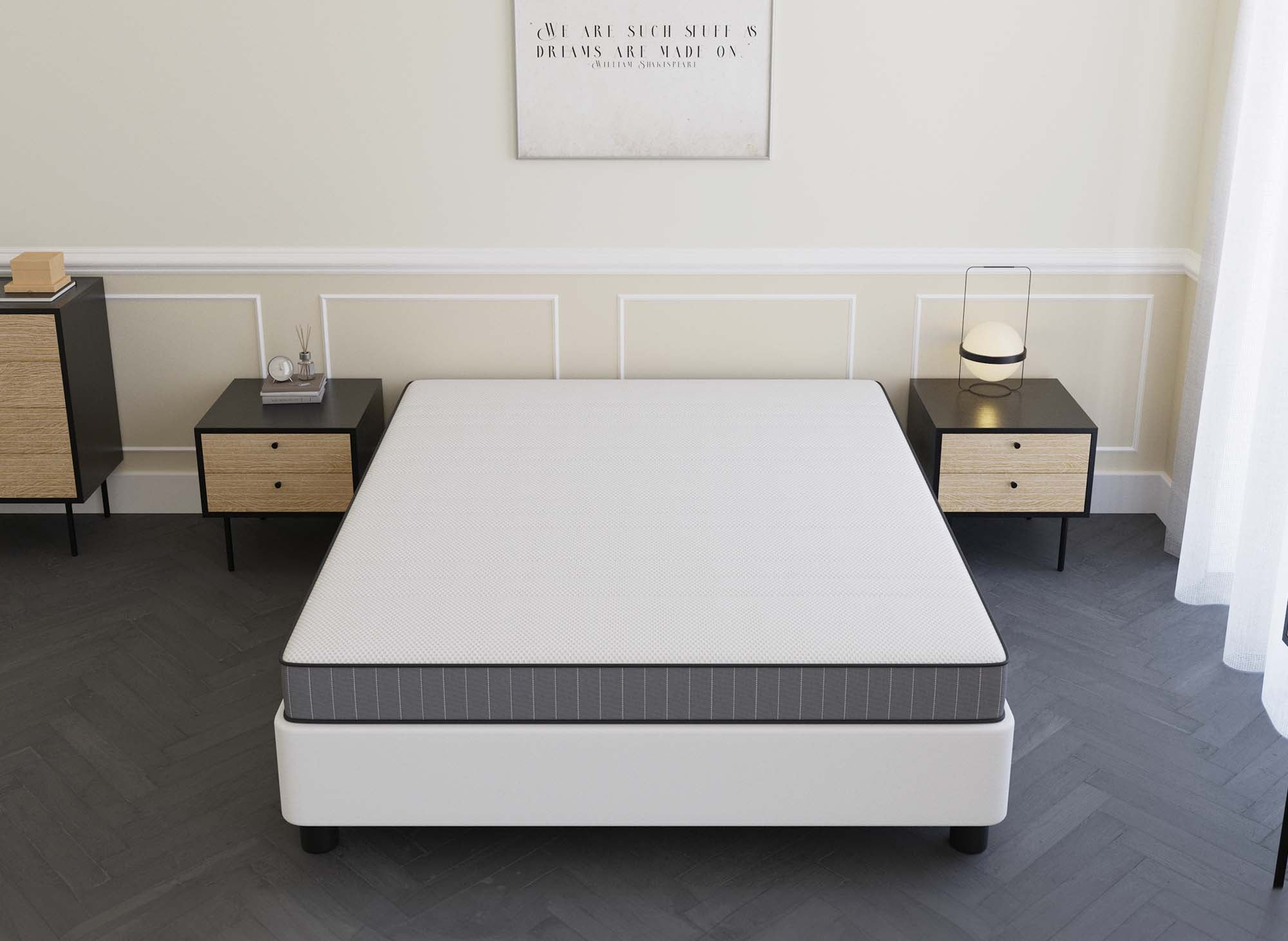 Schaumstoffmatratze 160 x 200 cm, Dicke 15 cm WOLK