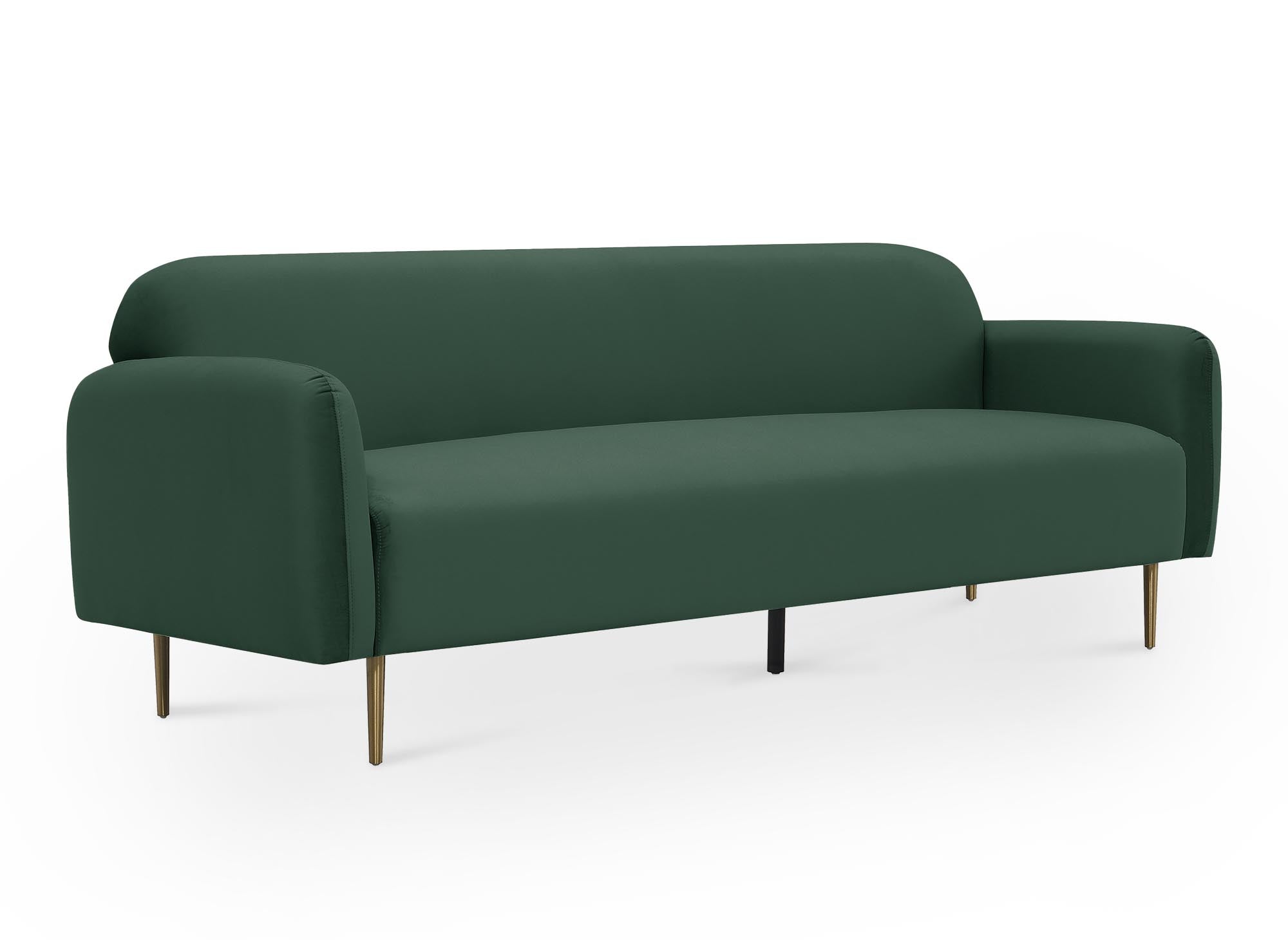 MARILYNE 3-Sitzer-Sofa aus grünem Samt