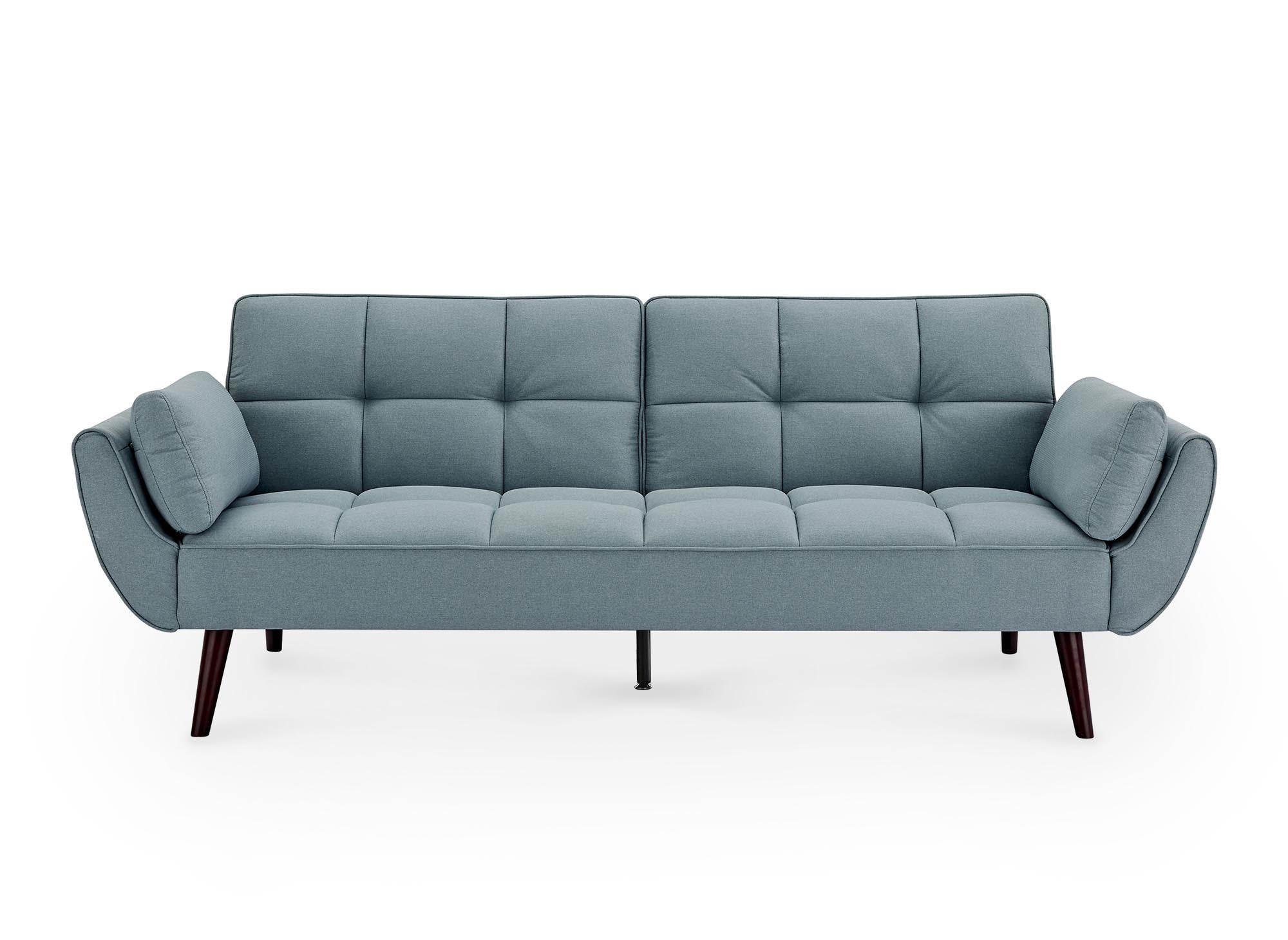 NARA 3-Sitzer-Schlafsofa aus aquablauem Stoff