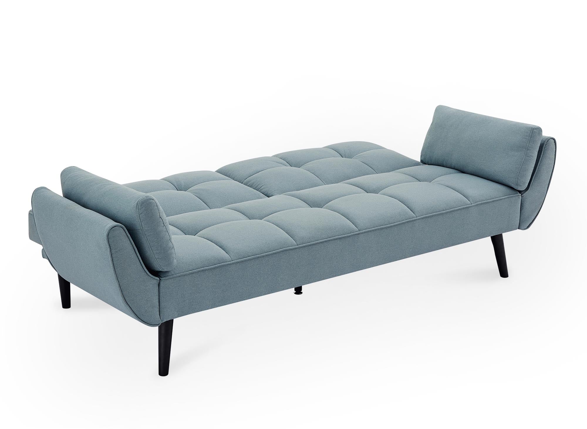 NARA 3-Sitzer-Schlafsofa aus aquablauem Stoff
