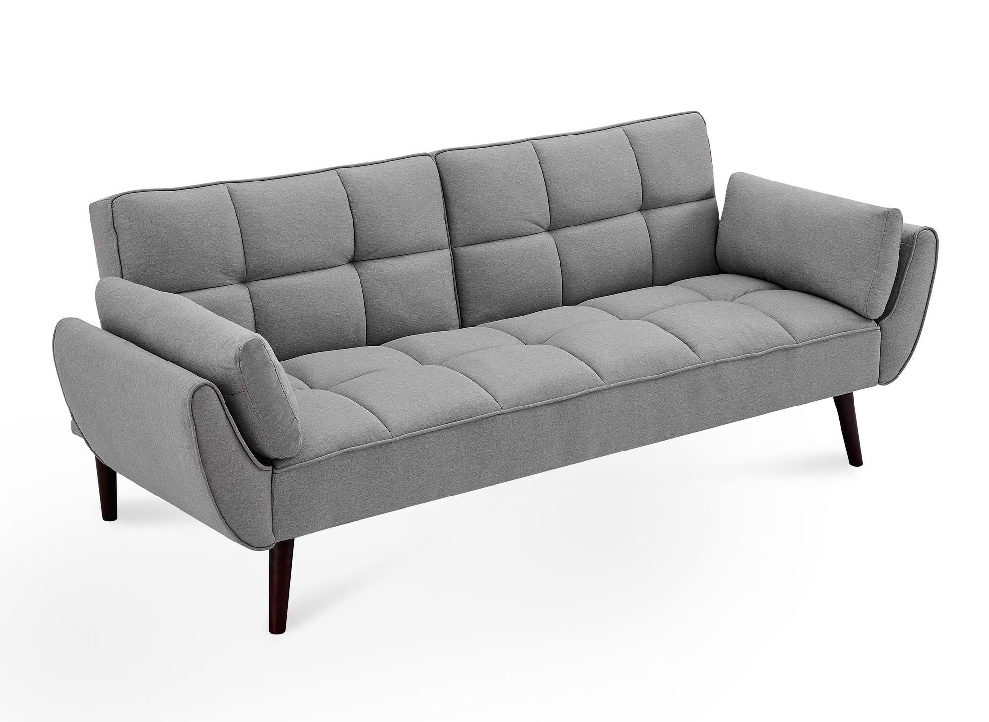 NARA 3-Sitzer-Schlafsofa aus hellgrauem Stoff