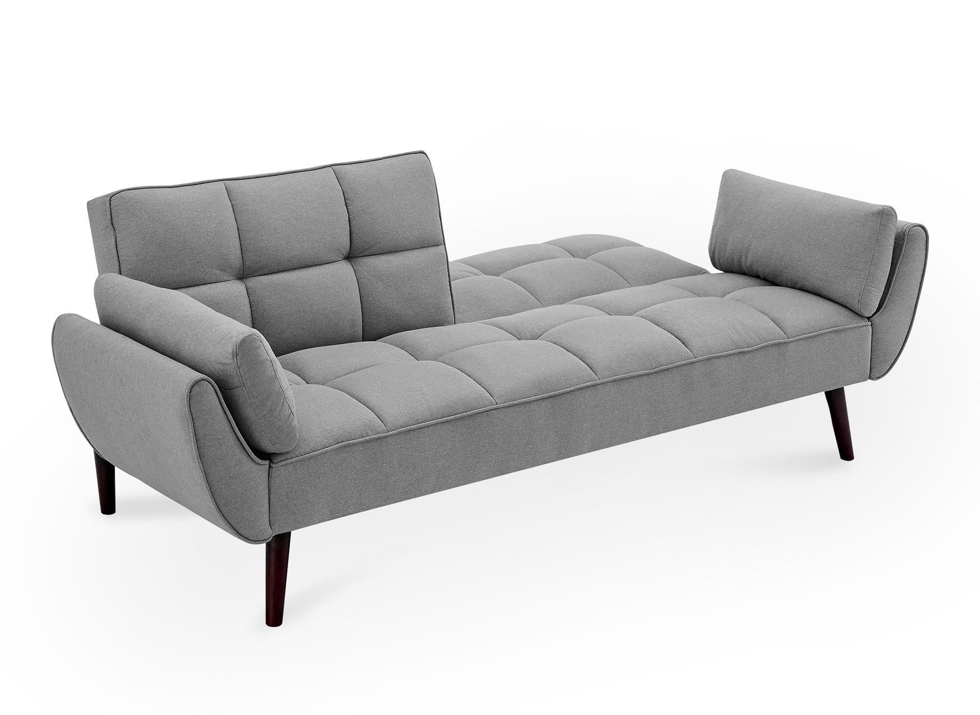 NARA 3-Sitzer-Schlafsofa aus hellgrauem Stoff
