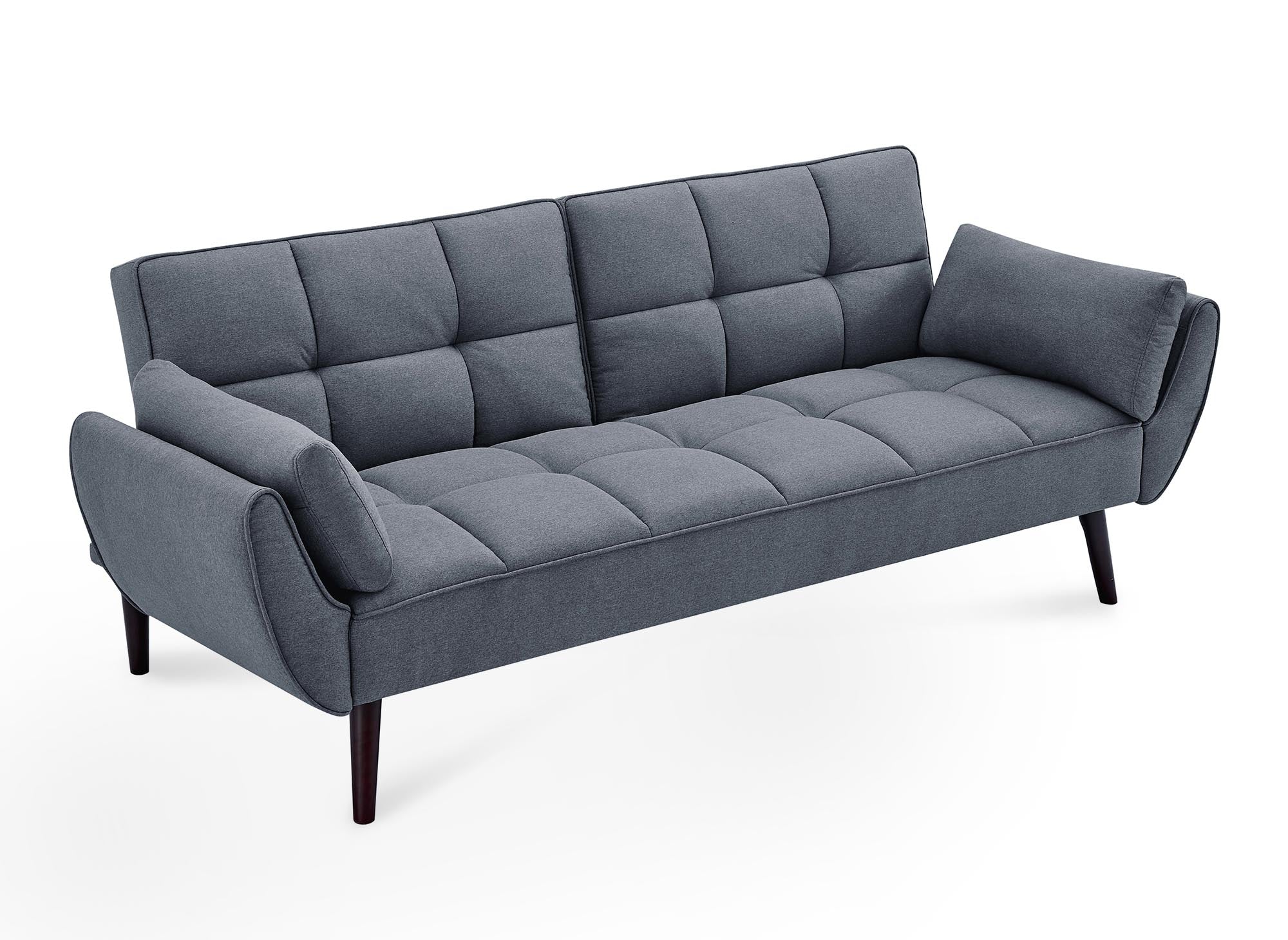 NARA 3-Sitzer-Schlafsofa aus dunkelgrauem Stoff