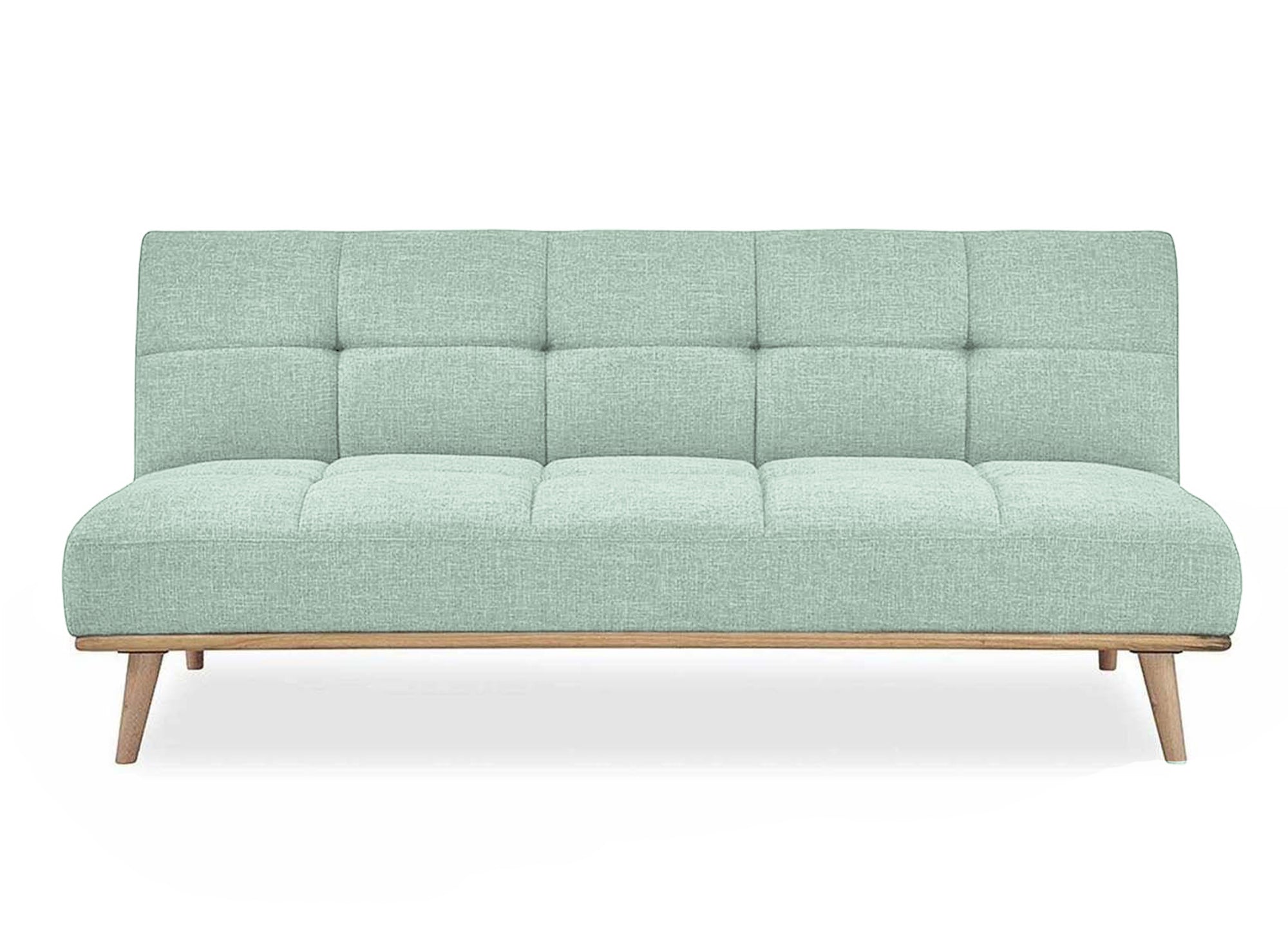 JESSY skandinavisches 3-Sitzer-Schlafsofa in Wassergrün 