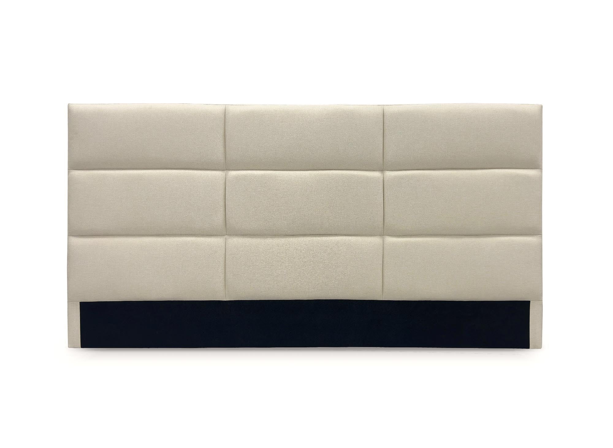 MATTY 160 cm Designer-Kopfteil aus beigefarbenem Stoff