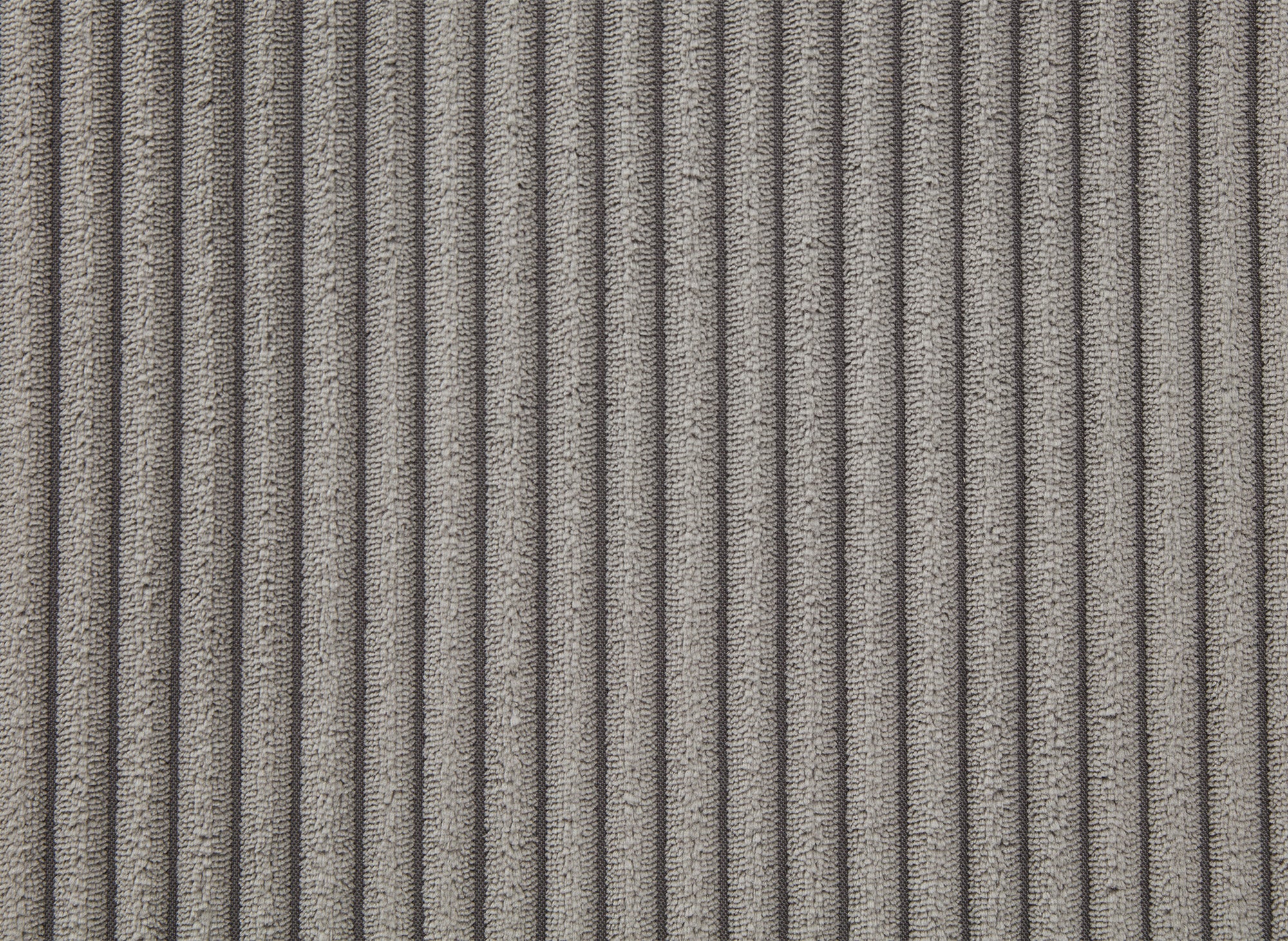 HARLEM Ecksofa aus dickem grauem Cord