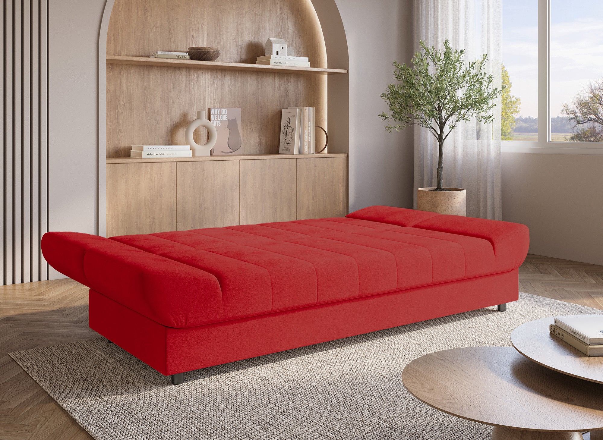 KOTI rotes Schlafsofa