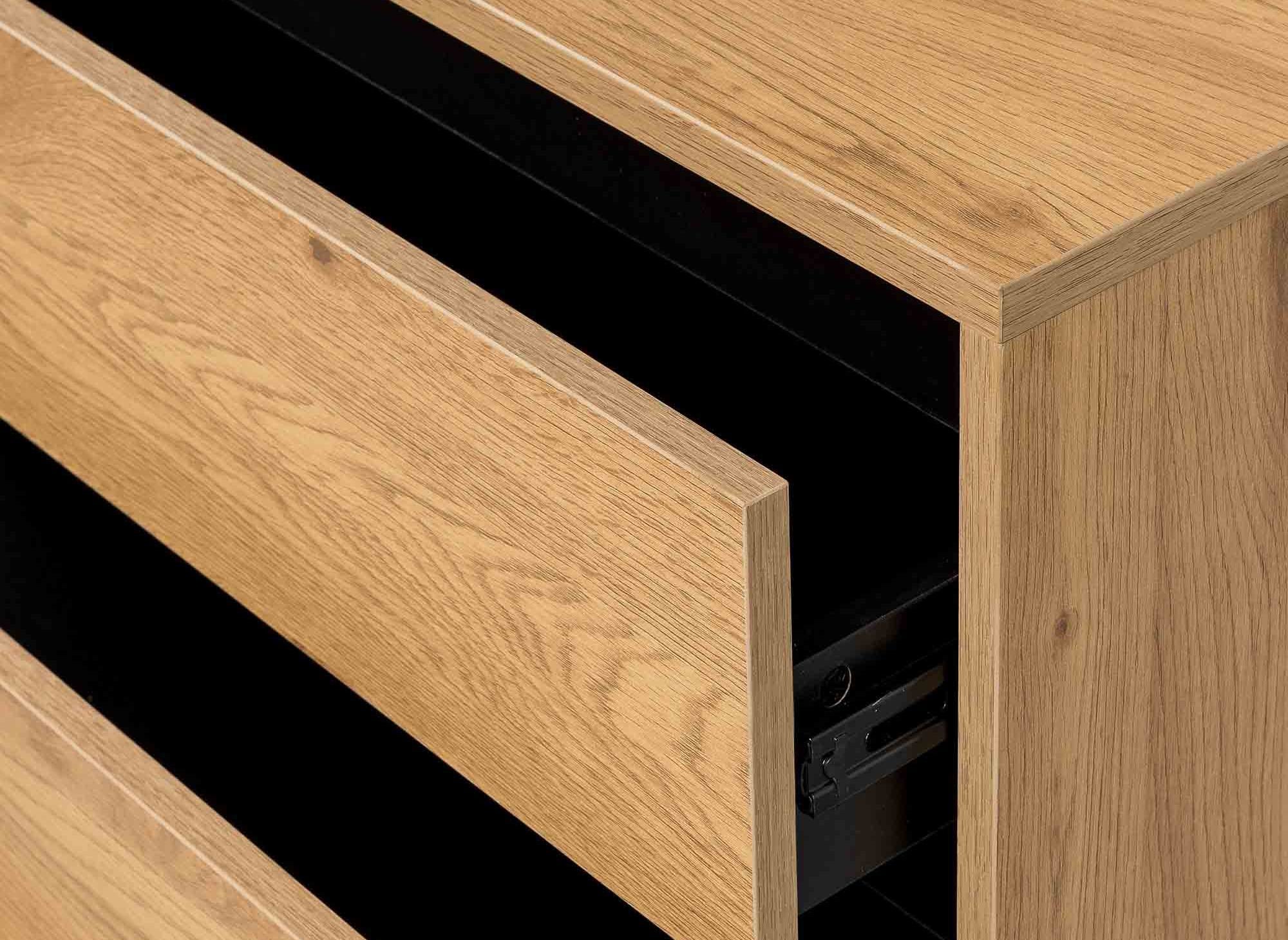 DARINA Kommode aus Holz mit 4 Schubladen