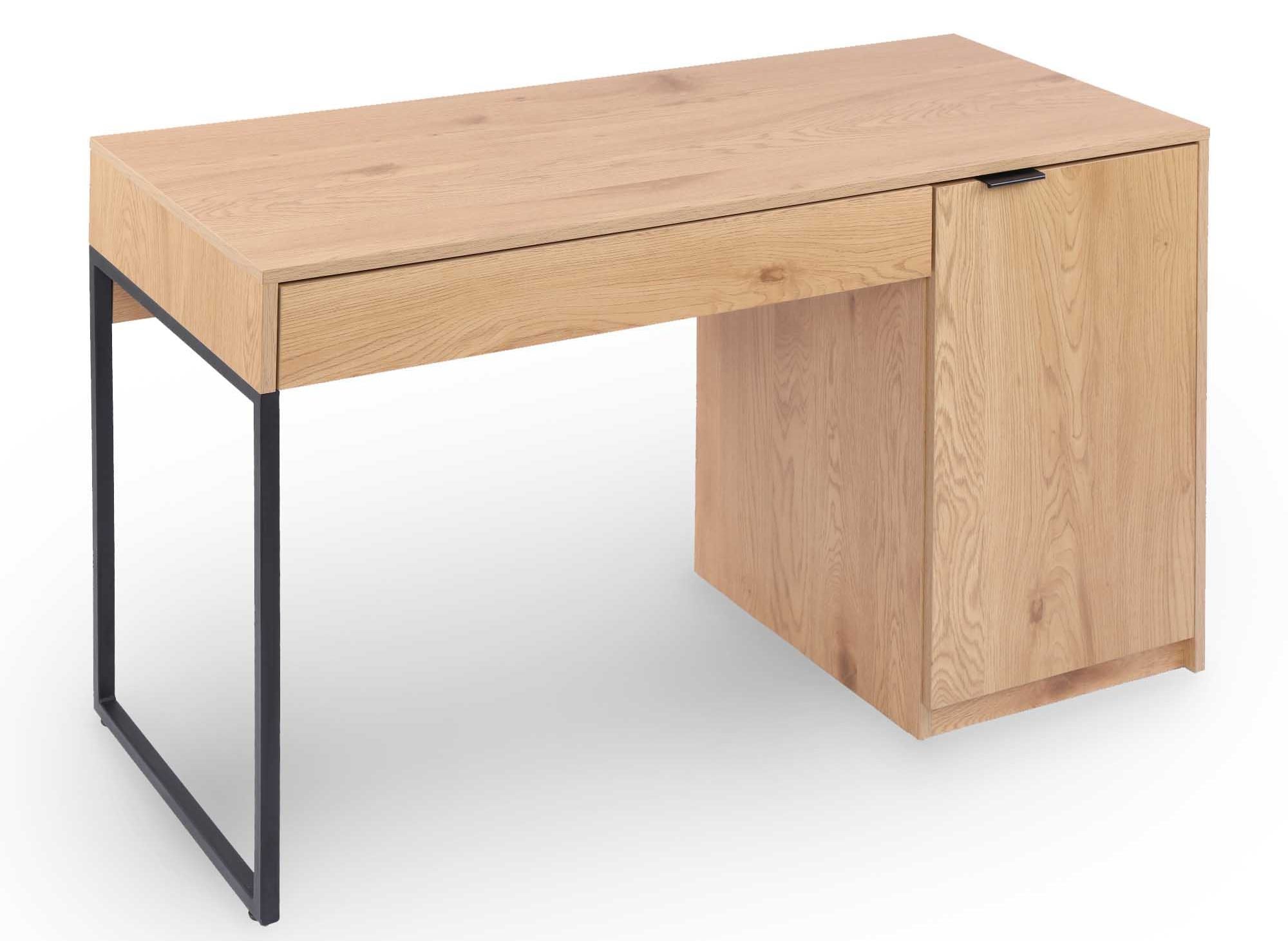 BLAISE Schreibtisch aus Holz und Metall mit Stauraum