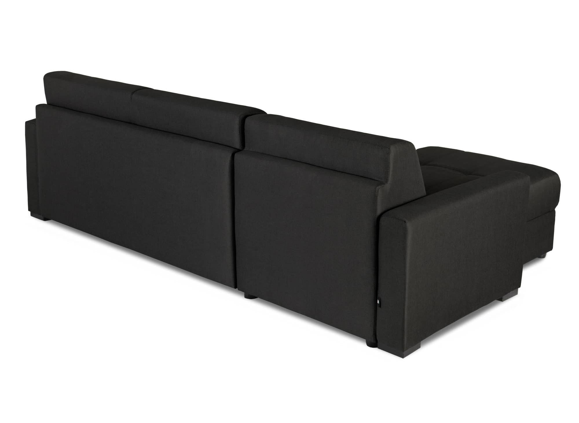LOUNA Ecksofa mit Schlaffunktion und Express-Umbaumechanismus in Carbongrau