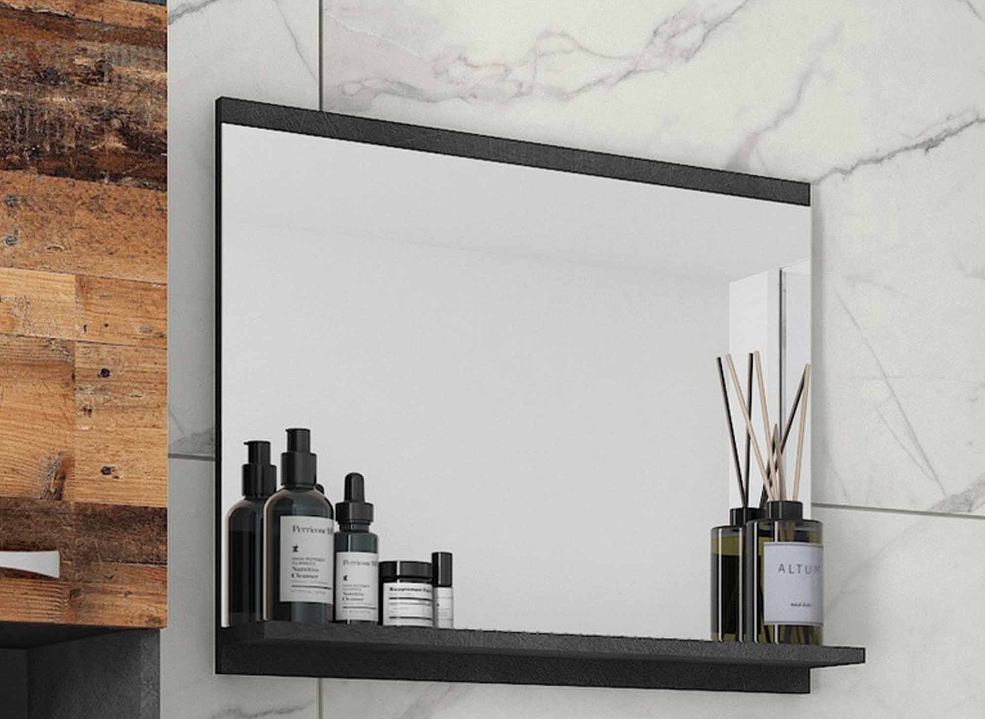Designer-Hängemöbelset HARMONY - Dunkelgrau und gealterte Eiche