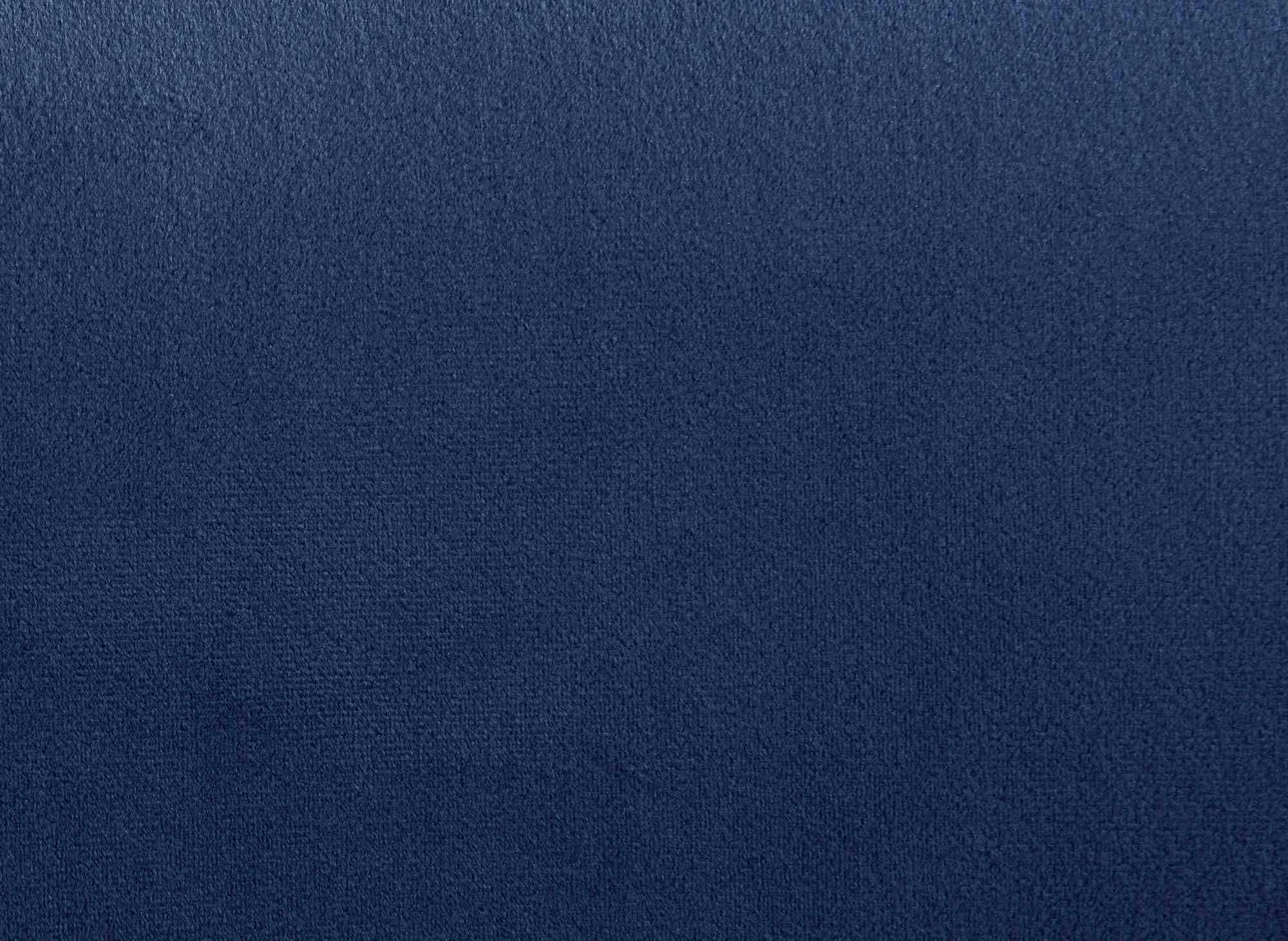 LIMA dunkelblaues Samtschlafsofa mit Getränkehalter