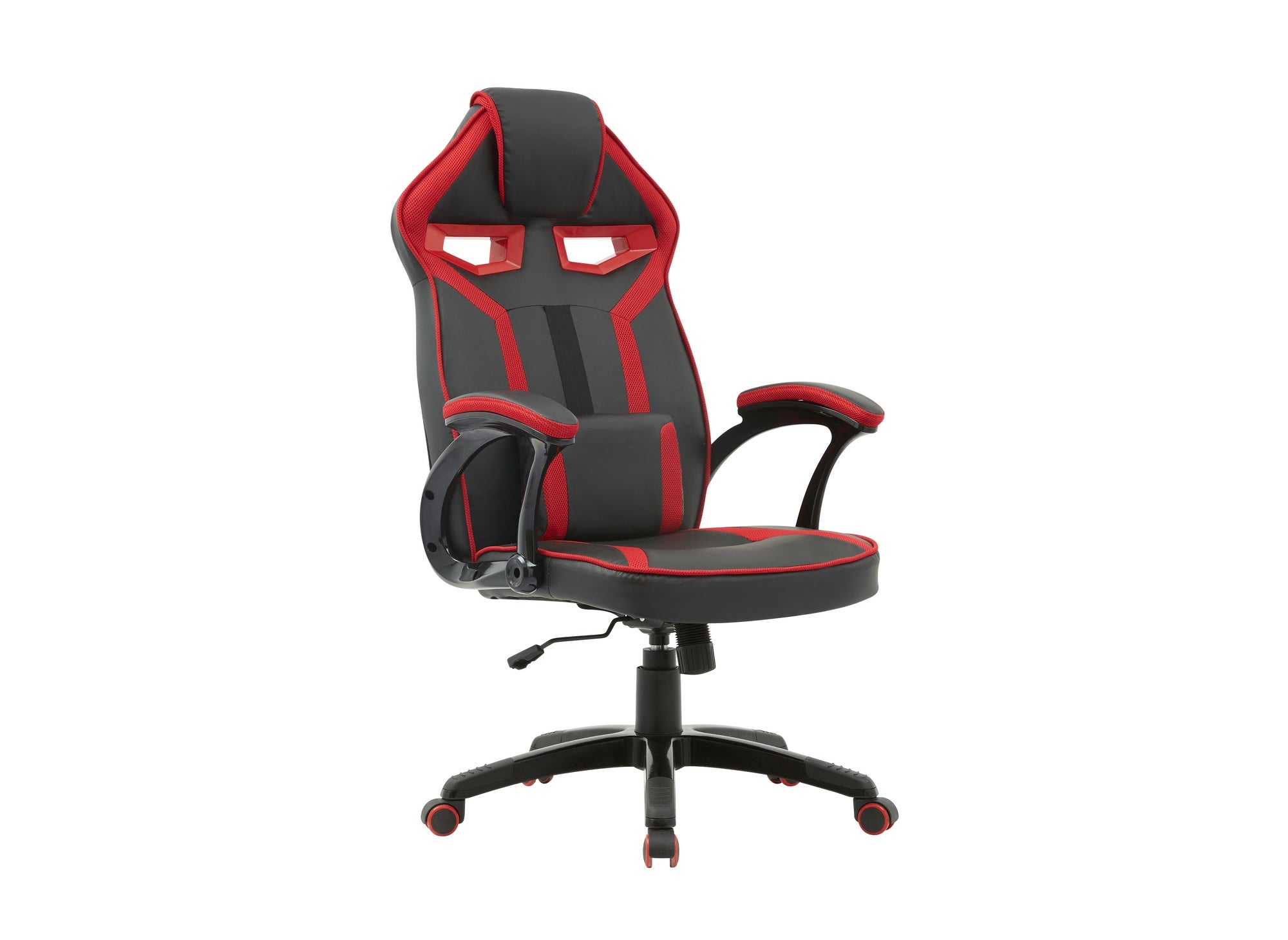 ZONA Gaming-Bürostuhl aus Kunstleder in Schwarz und Rot