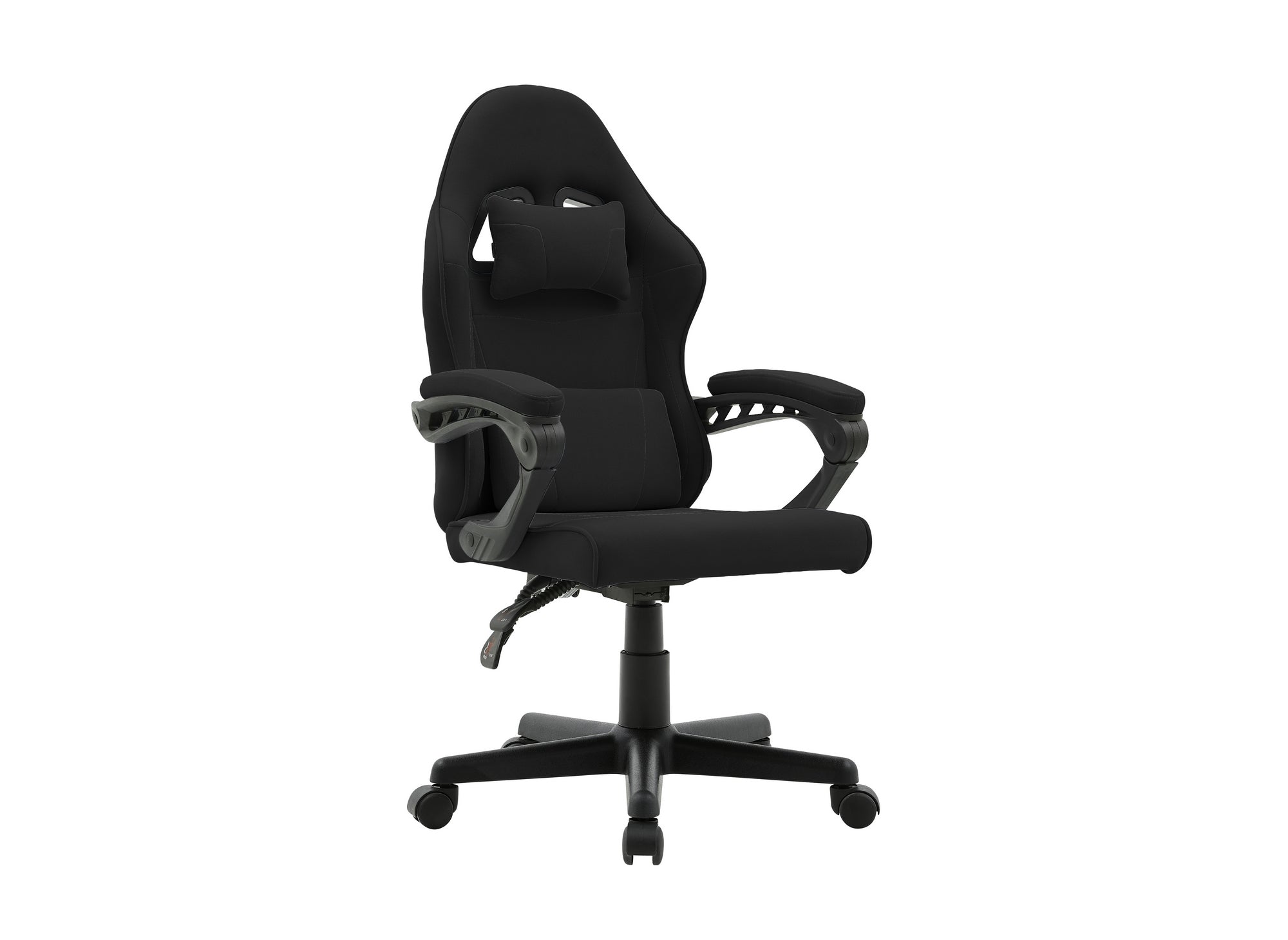 GHOST Bürostuhl aus schwarzem Stoff