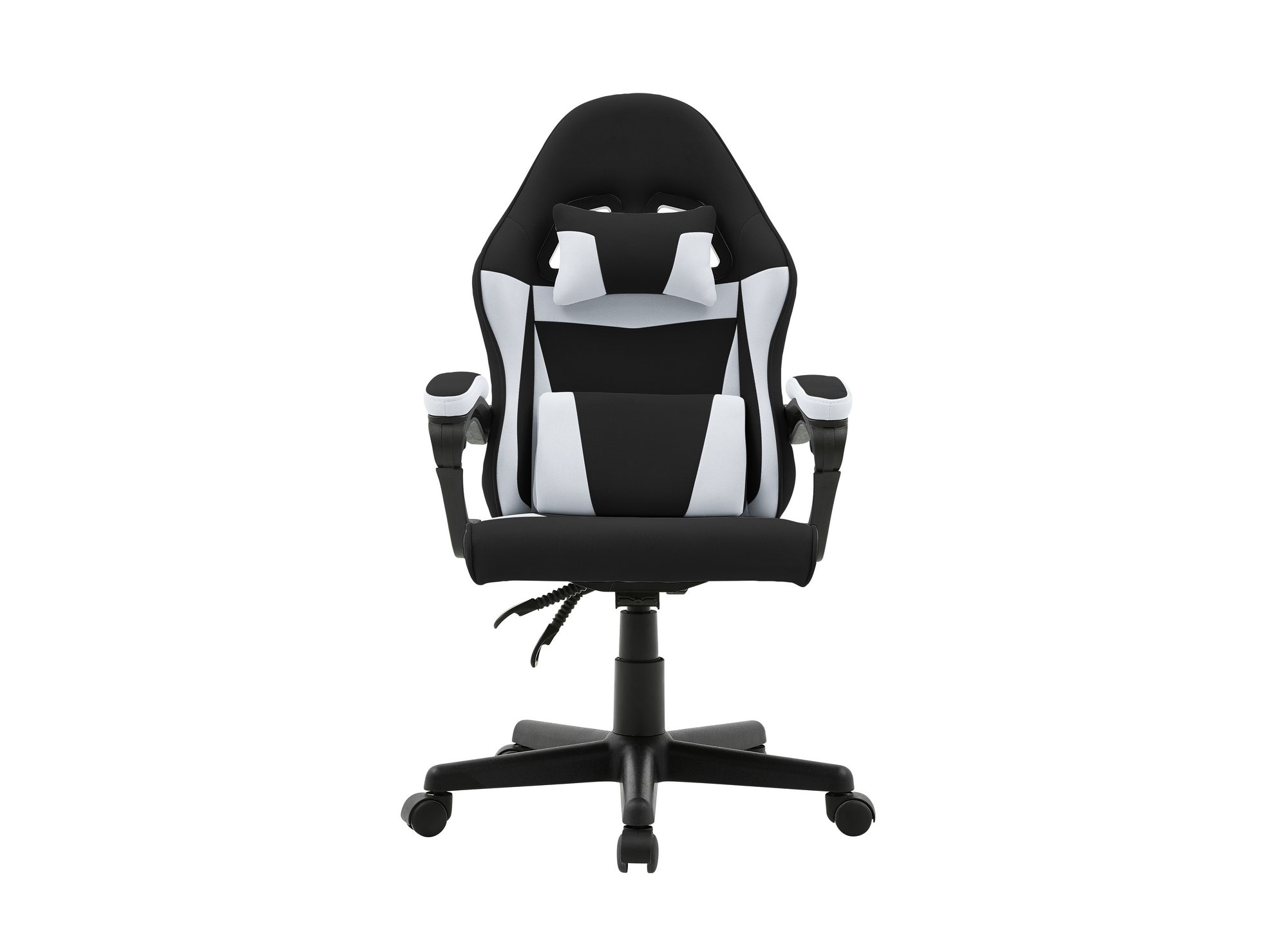 GHOST Bürostuhl aus schwarz-weißem Stoff