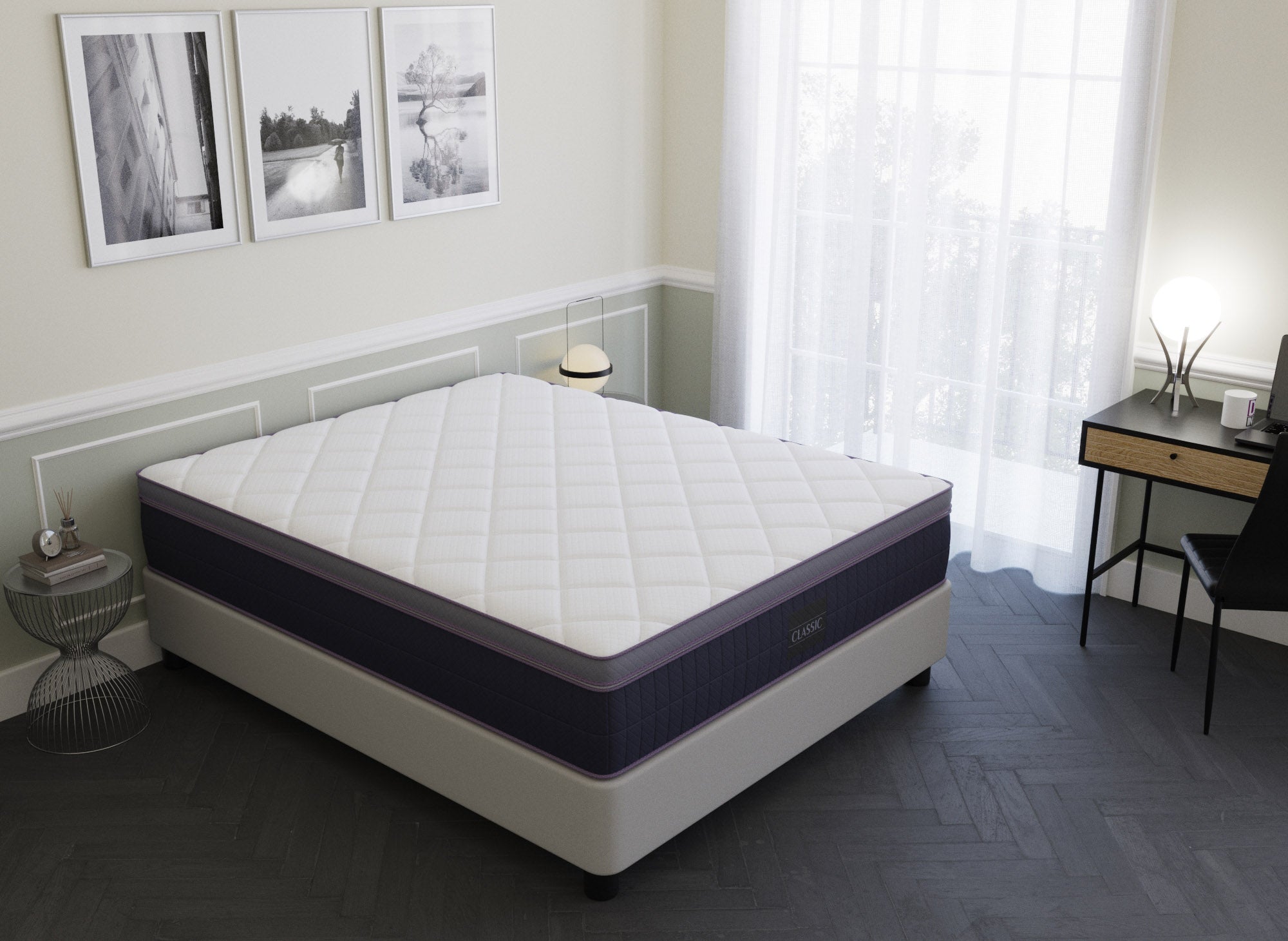 CLASSIC Hybridmatratze 180 x 200 cm Taschenfedern und Memory Foam, Dicke 31 cm