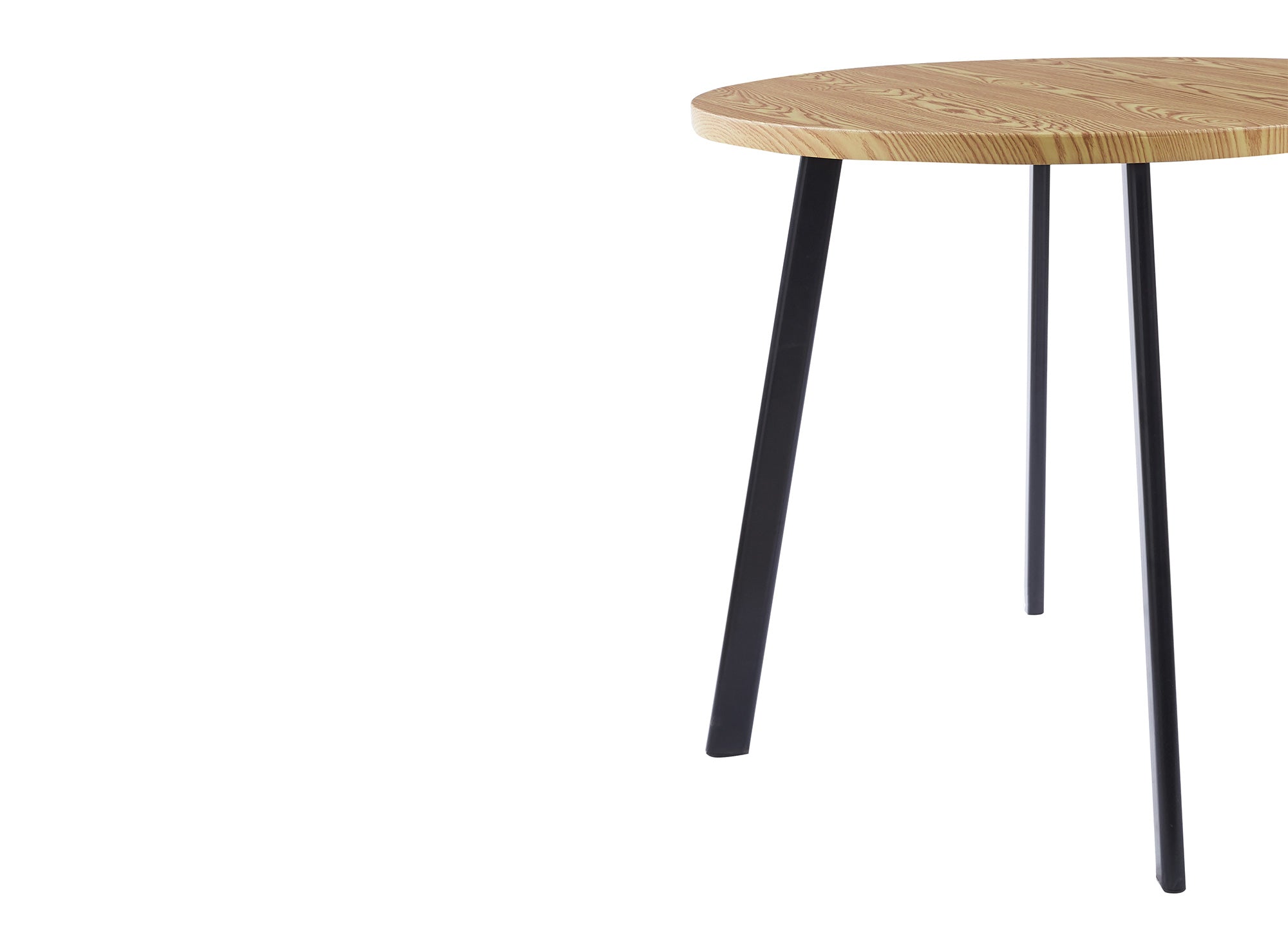 IRINA Esstisch-Set aus Holz mit 4 beigen Hockern
