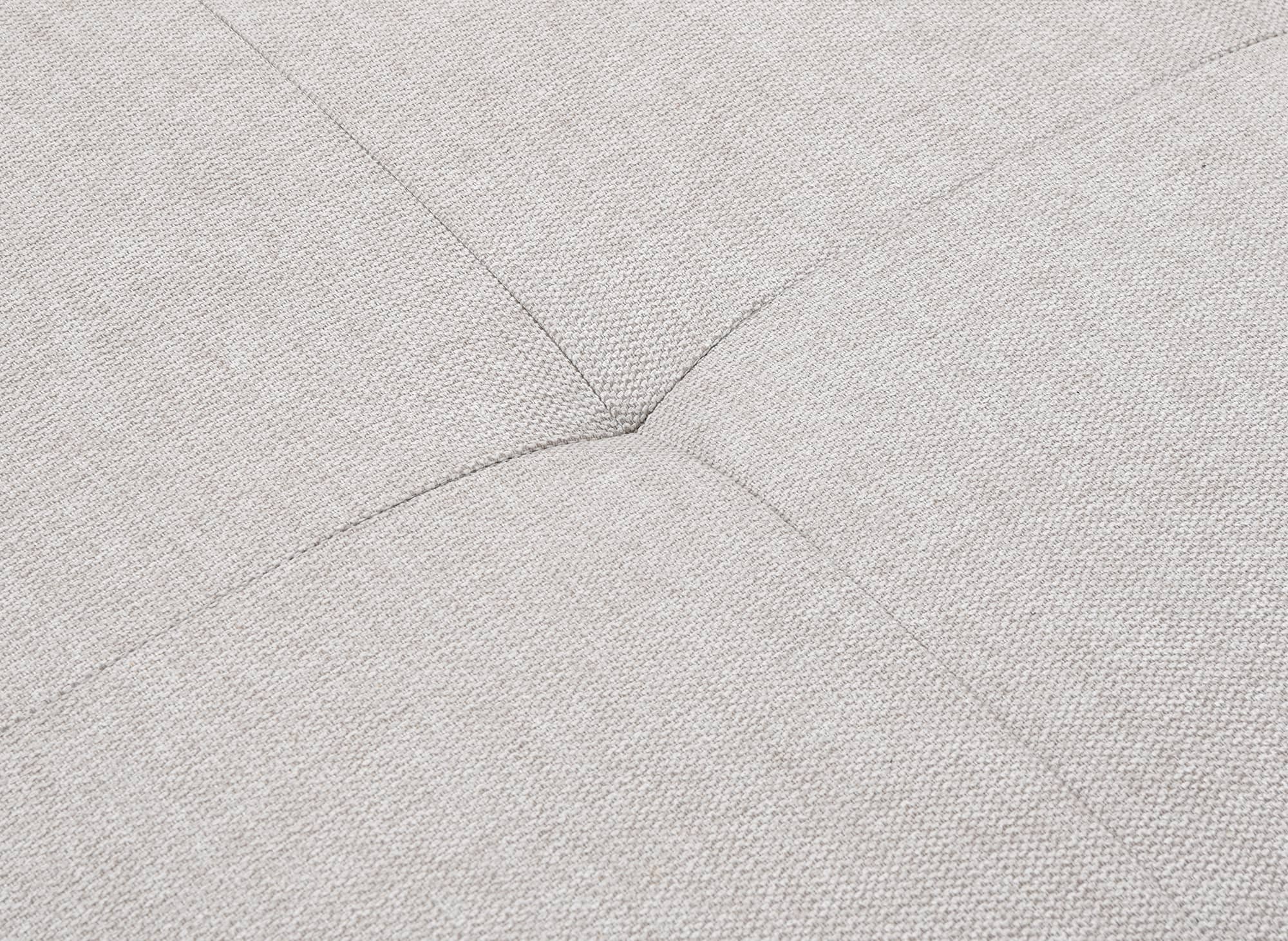 MONICA Ecksofa aus beigefarbenem Stoff – Linke Ecke