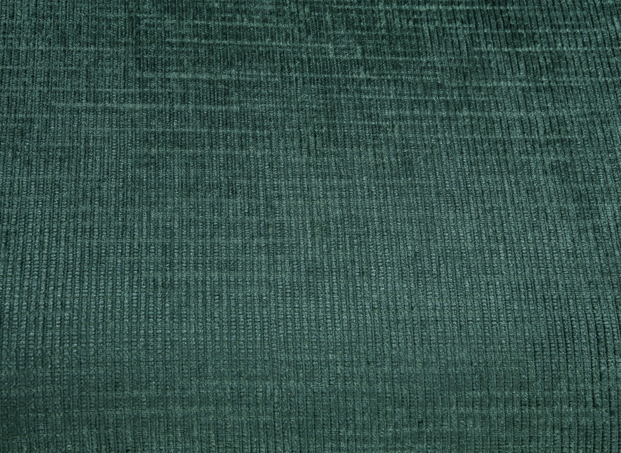 LUFY Ecksofa aus grün meliertem Samt mit Stauraum – rechtwinklig