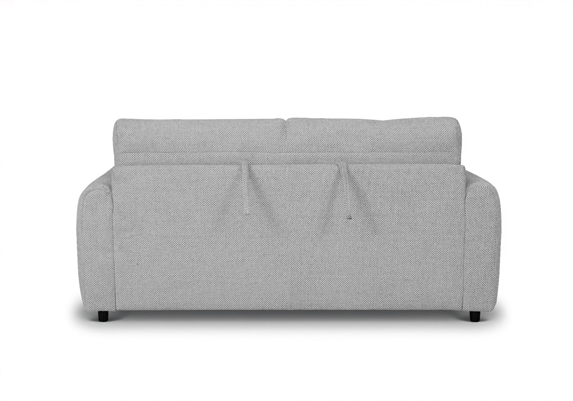 ISANDRO 3-Sitzer-Schlafsofa aus grauem Stoff