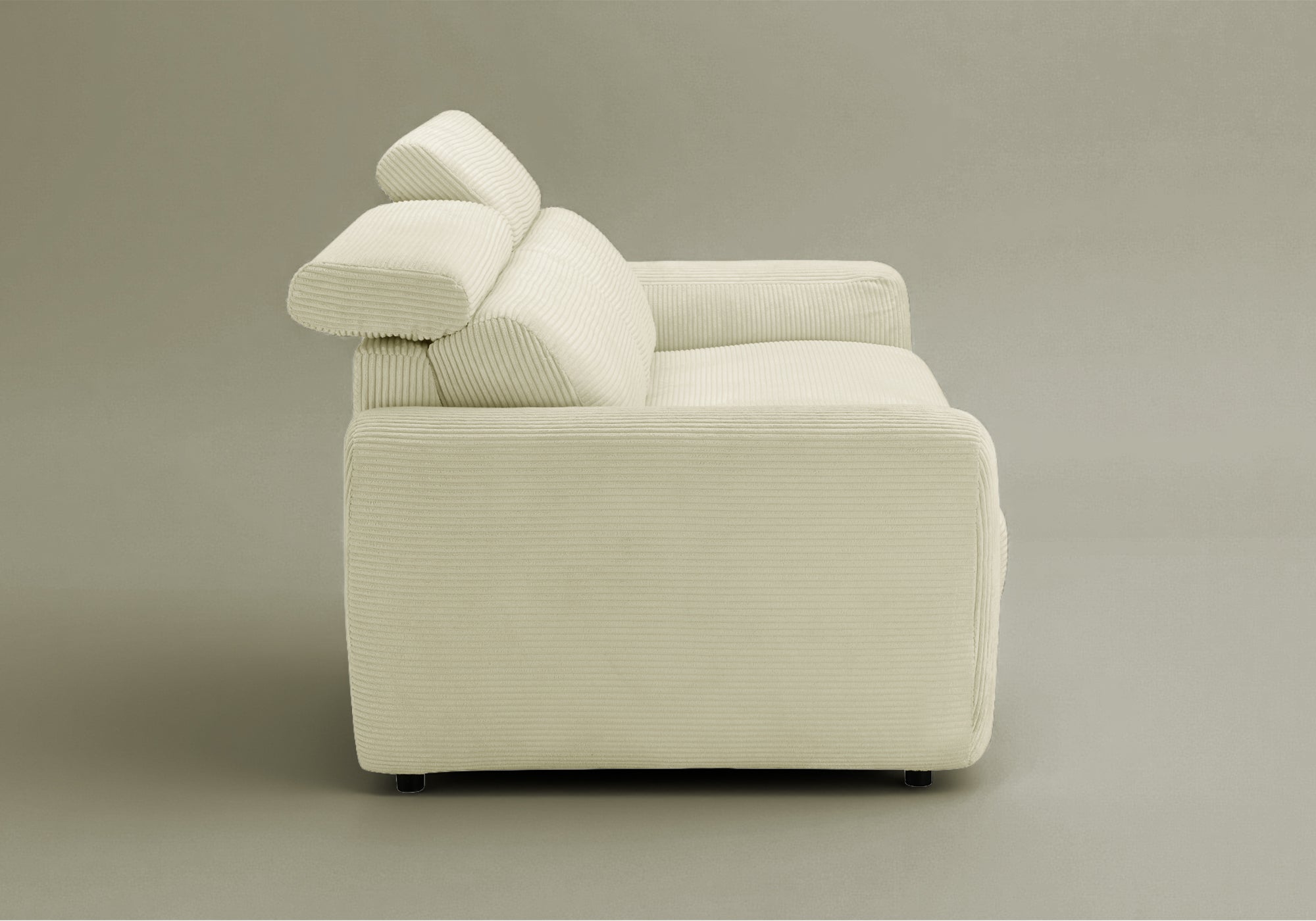 TOGO 3-Sitzer-Sofa aus beigefarbenem Cord