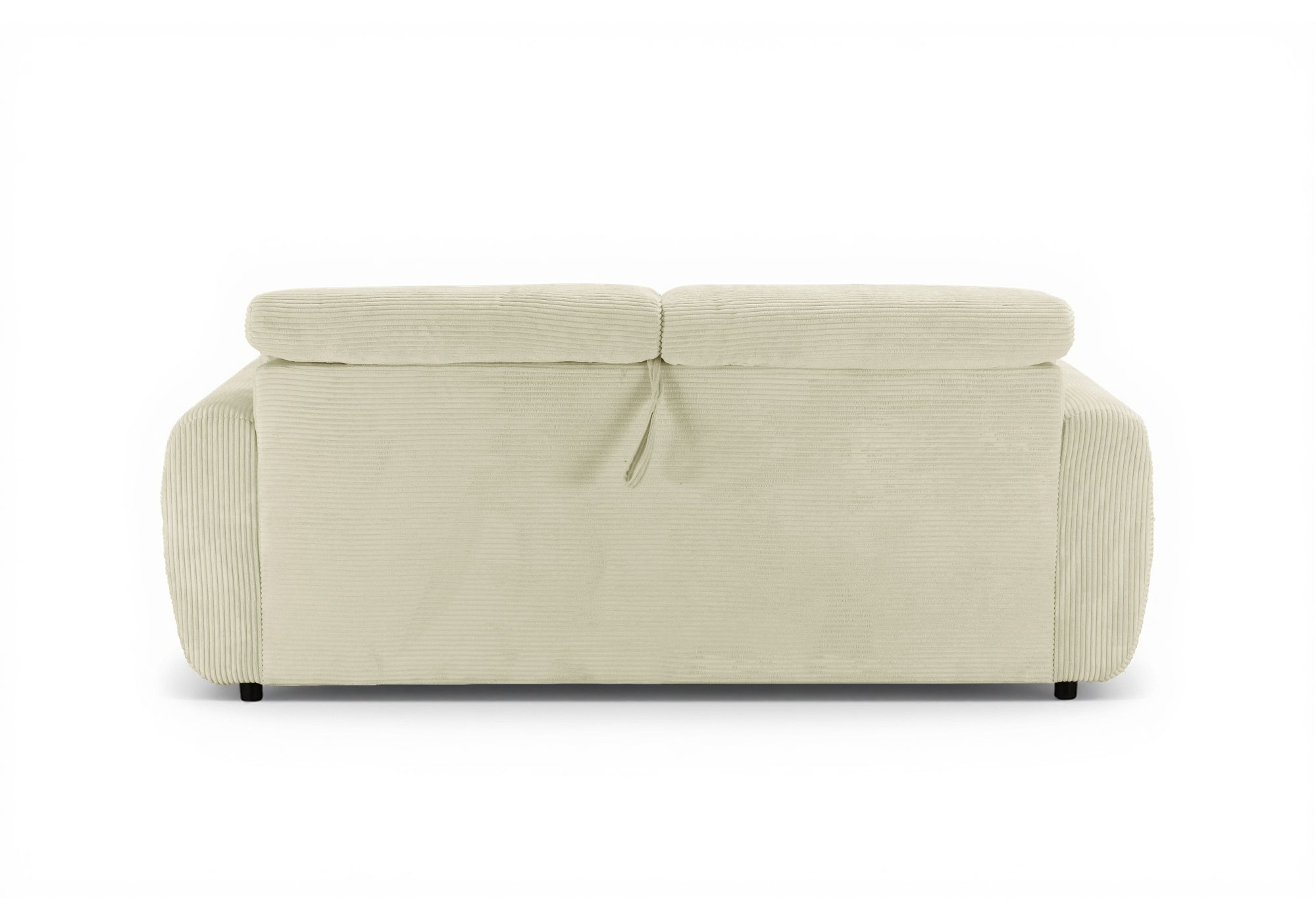 TOGO 3-Sitzer Express-Schlafsofa in beigem Cord