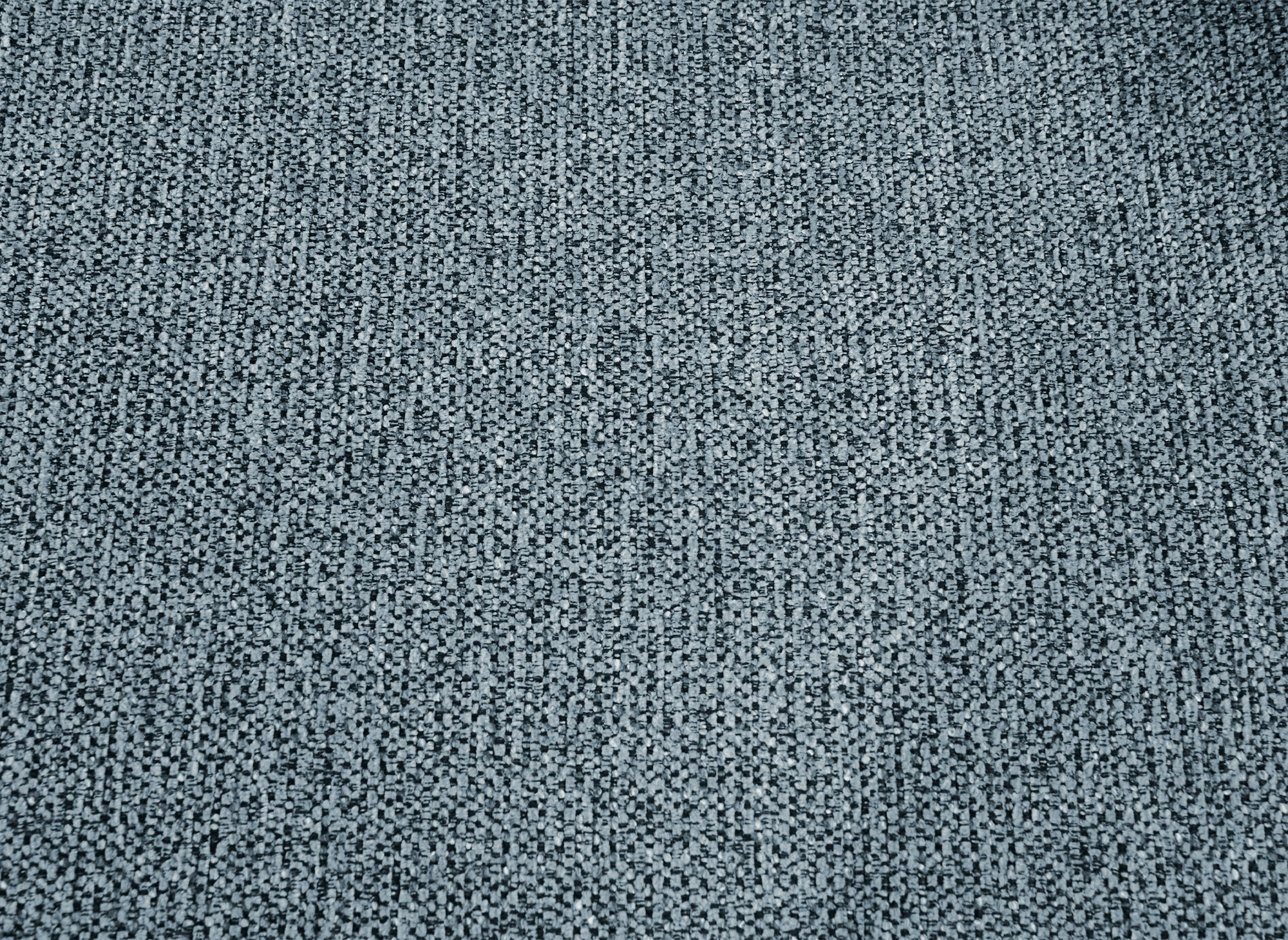 MAYORA 3-Sitzer-Umbausofa aus blauem Bouclé-Stoff