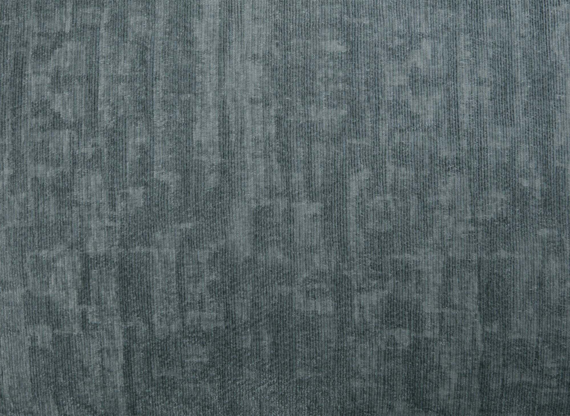 BALIANE Ecksofa aus blauem, gesprenkeltem Samt