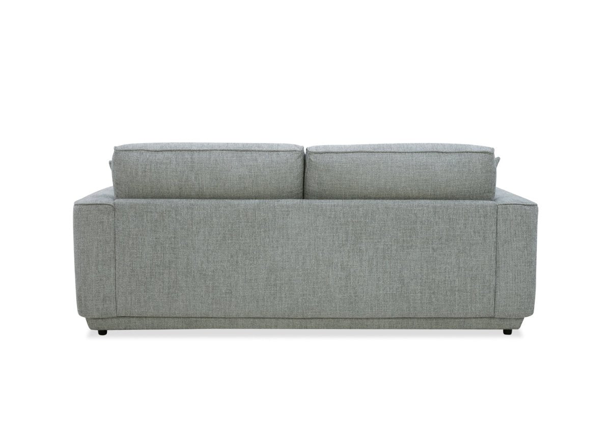 Canapé 3 places en velours chiné gris CARLOTA - DécoInParis