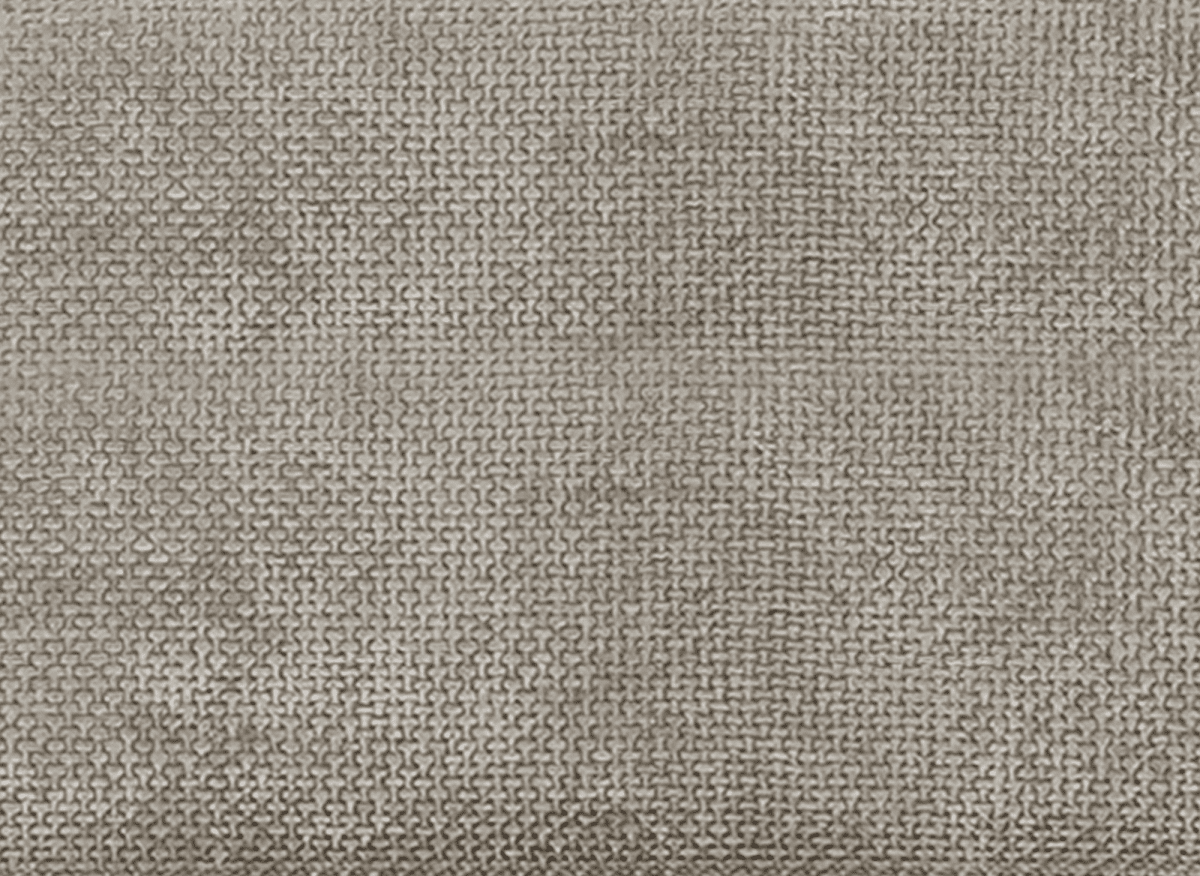 Canapé d'angle convertible avec coffre de rangement en velours chiné taupe SAMINA - Angle droit - DécoInParis