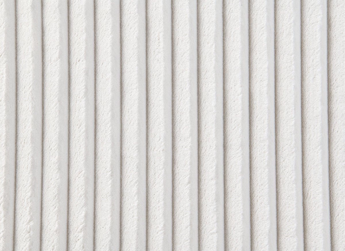 Canapé d'angle réversible convertible avec coffre en velours côtelé épais beige NOELIA - DécoInParis