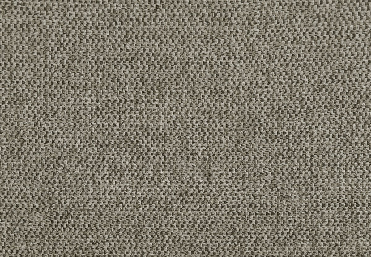 Canapé fixe 3 places en tissu taupe BELLA - DécoInParis