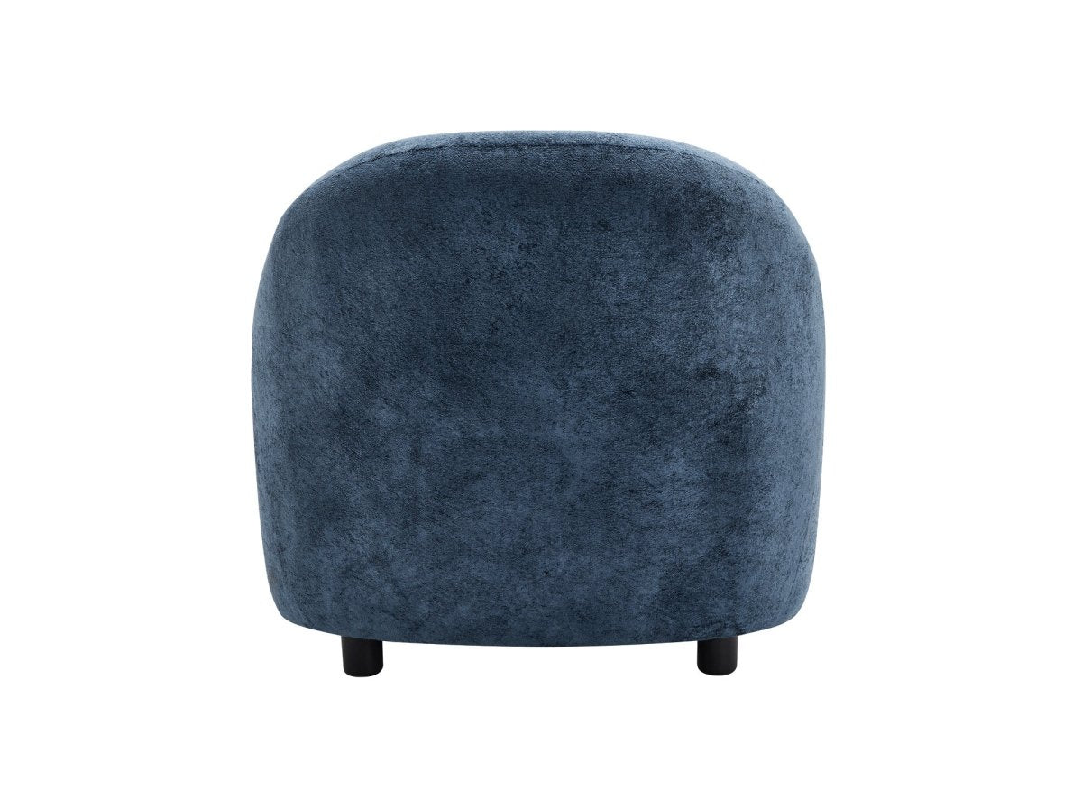 Fauteuil en velours bleu SWING - DécoInParis