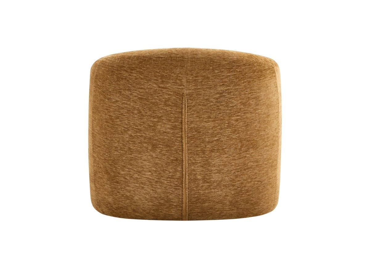 Fauteuil en velours moutarde OXFORD - DécoInParis