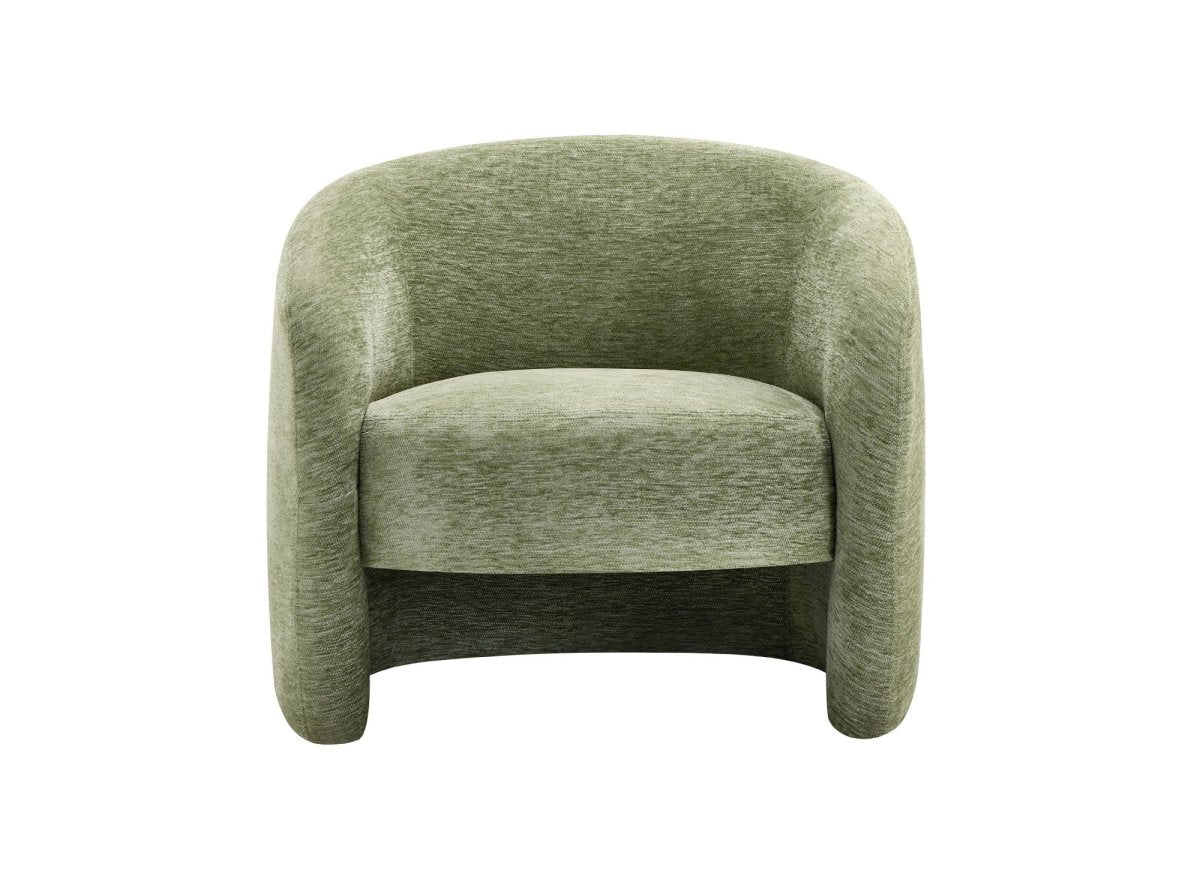 Fauteuil en velours vert d'eau OXFORD - DécoInParis